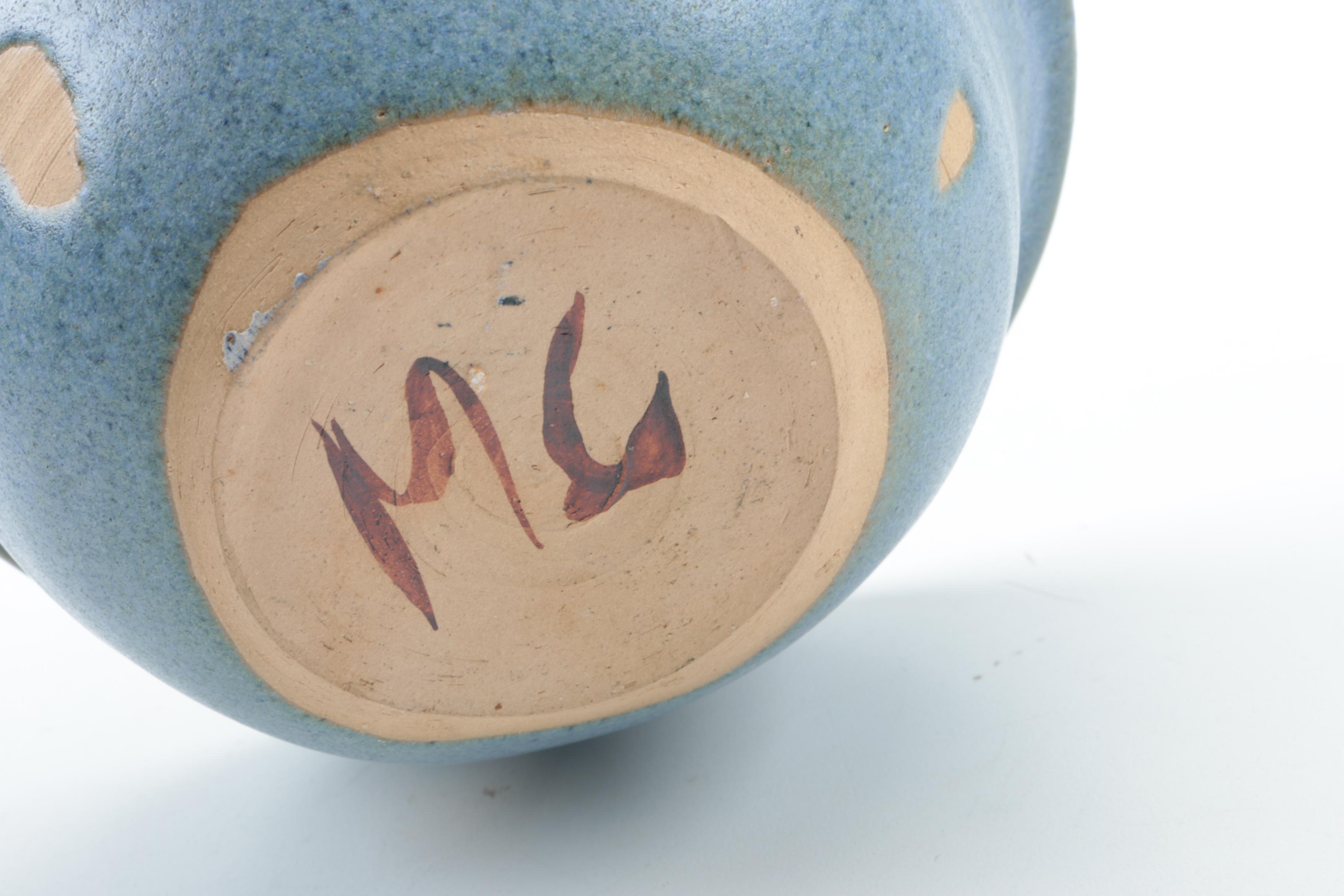 Nicodemus Yellow Glazed Pottery Pitcher and More