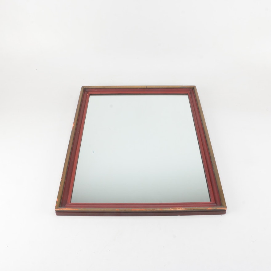 Wood Framed Wall Mirror