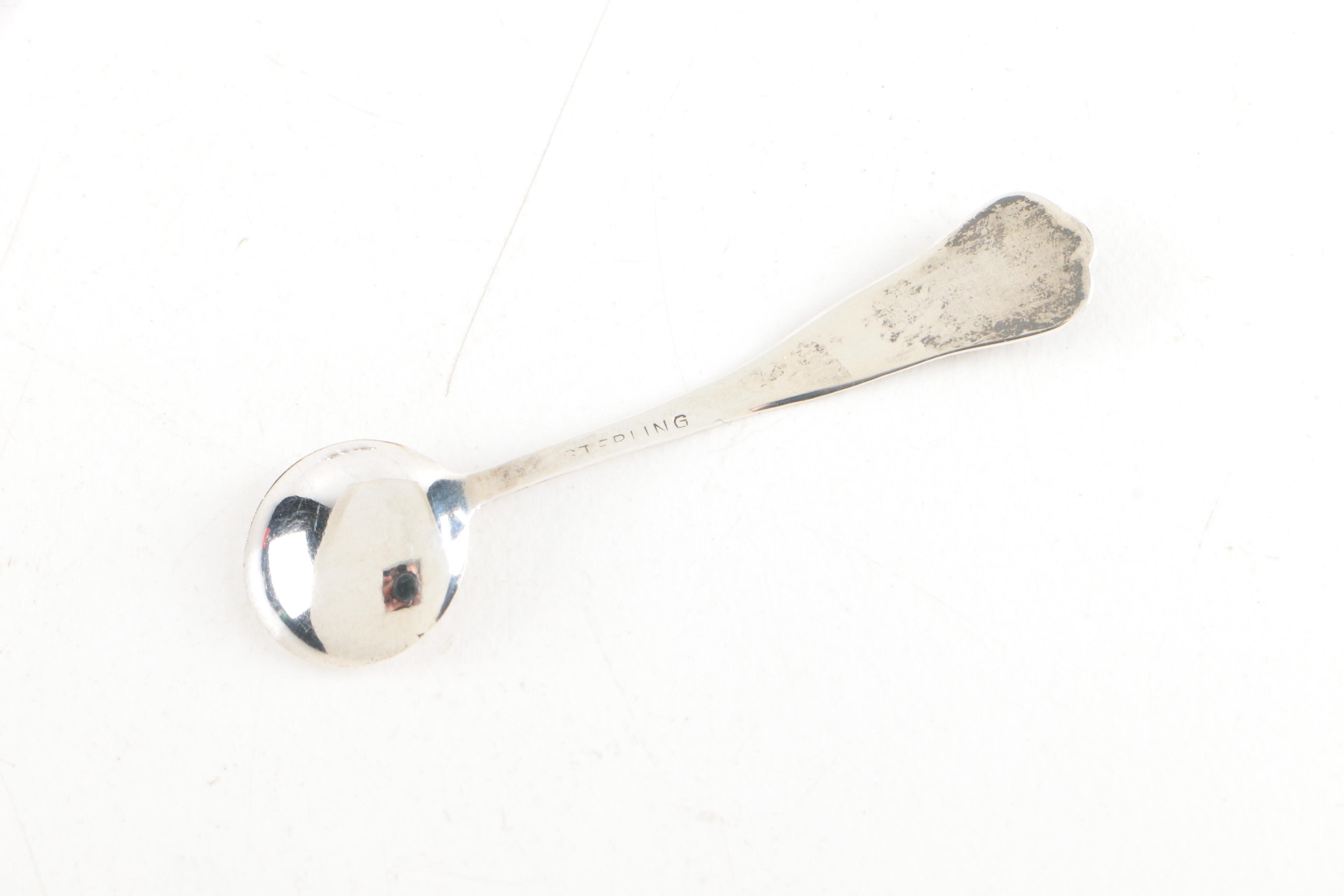 Saart Brothers Sterling Silver Nut Dishes, Salt Spoons and More