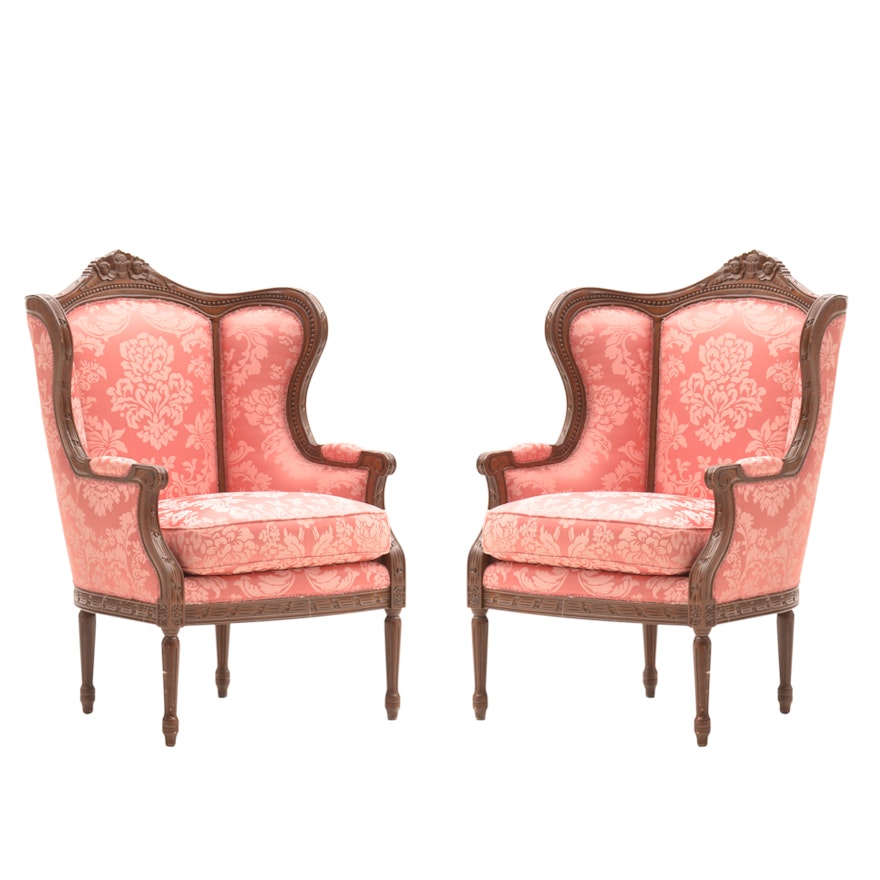 Pair of Furnitureland South French Country Style Arm Chairs