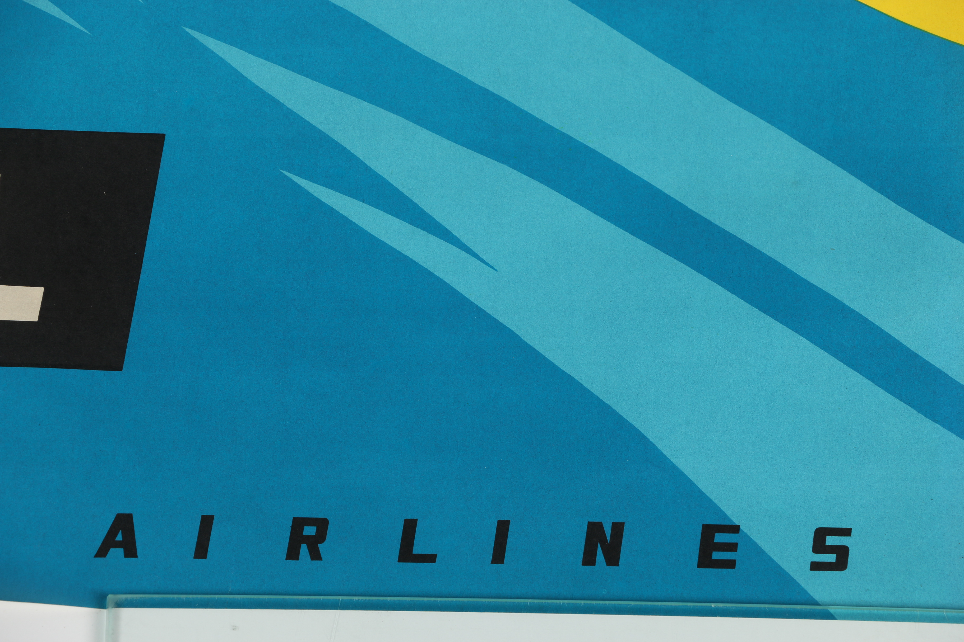 Israel Airlines Offset Lithograph Poster After Paul Kor