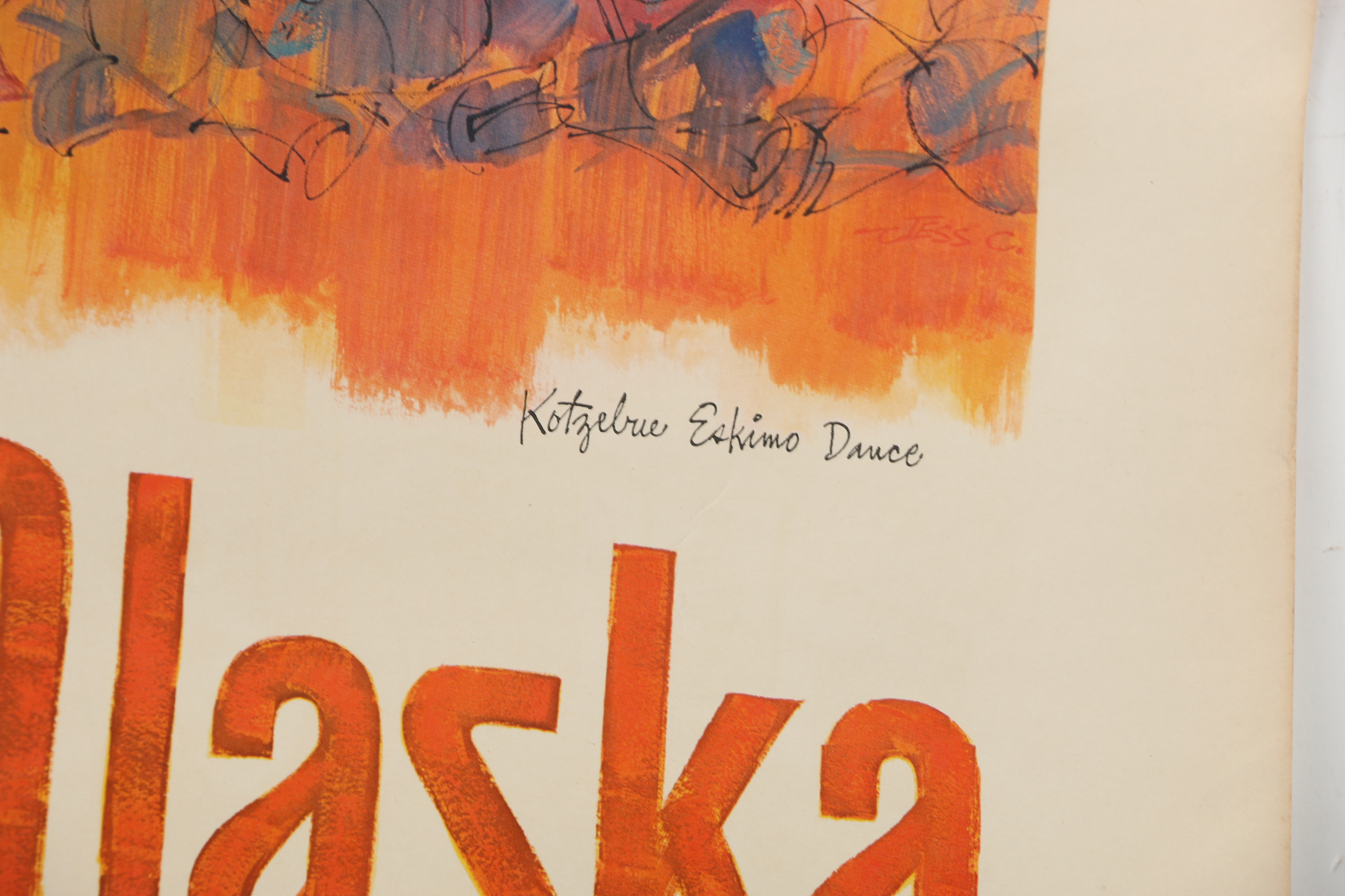 Vintage Offset Lithographs of Alaska Airlines Promotional Travel Posters