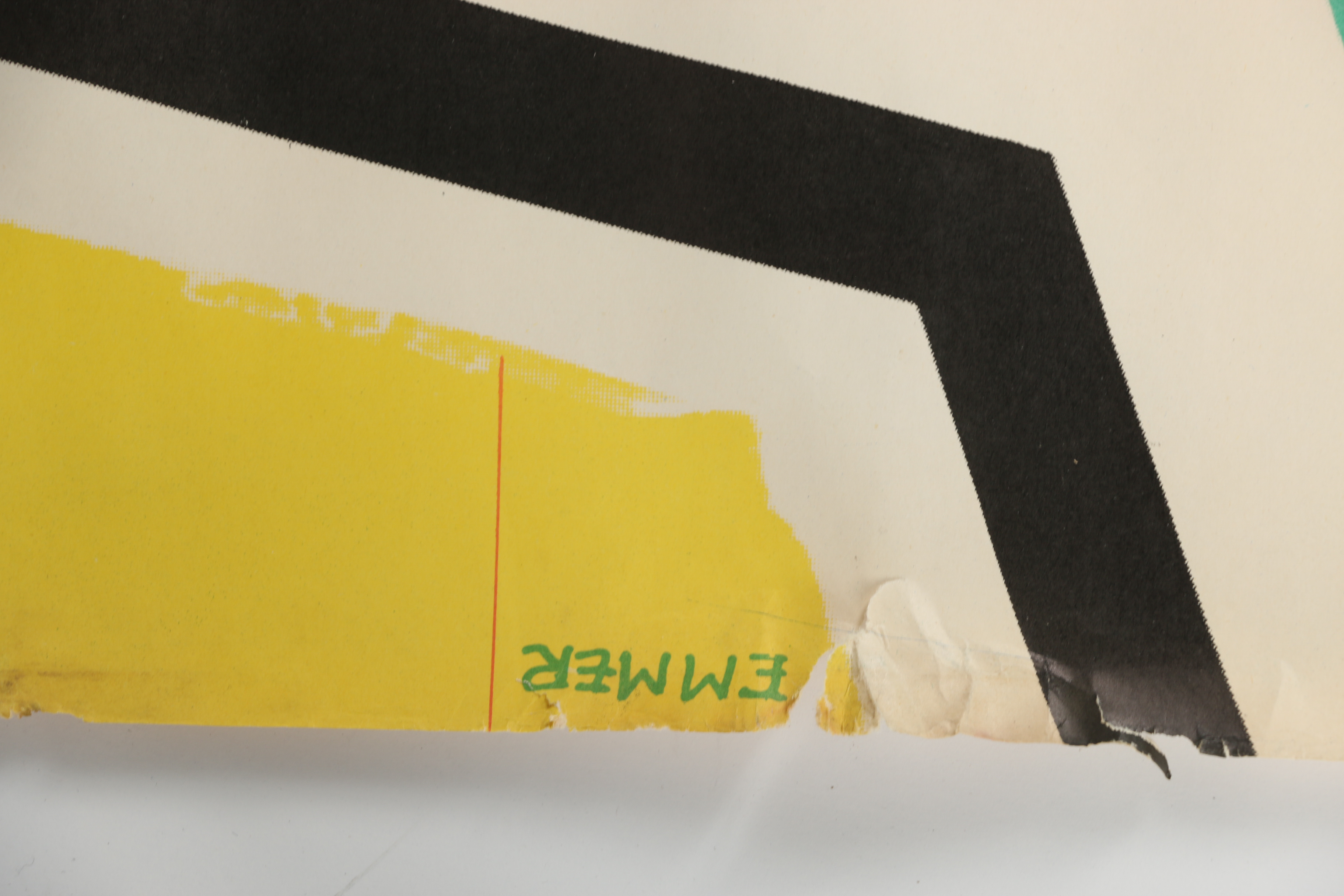 Alitalia Airlines Vintage Italian Offset Lithographic Travel Posters