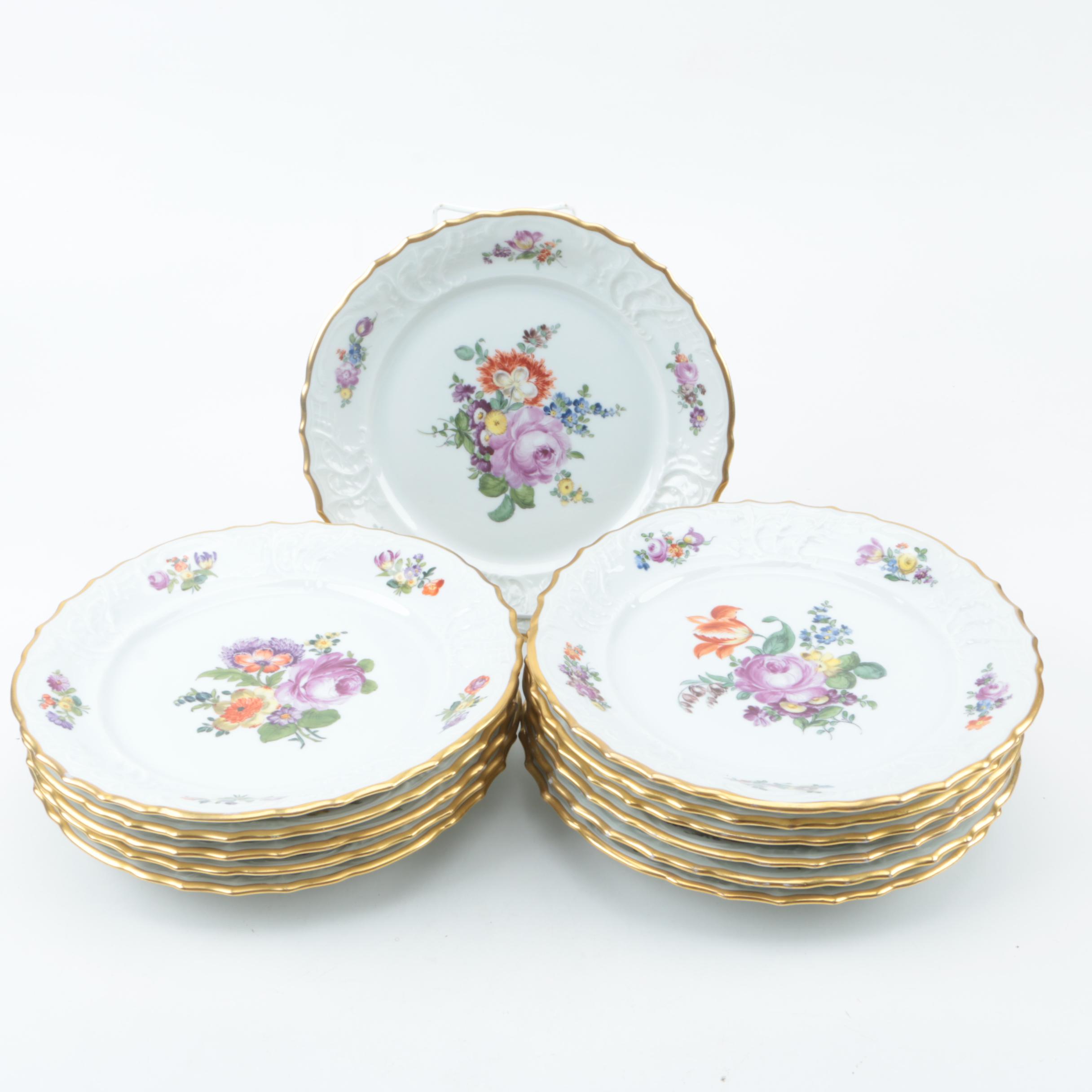 1917-1926 Fraureuth Porcelain Plates