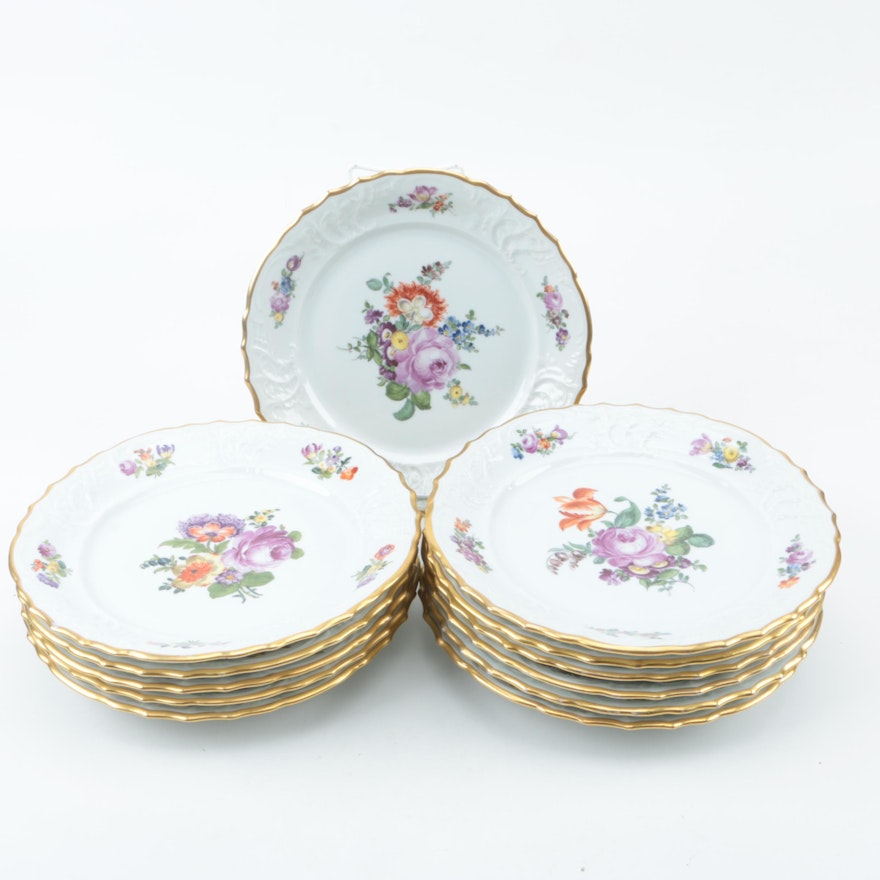 1917-1926 Fraureuth Porcelain Plates