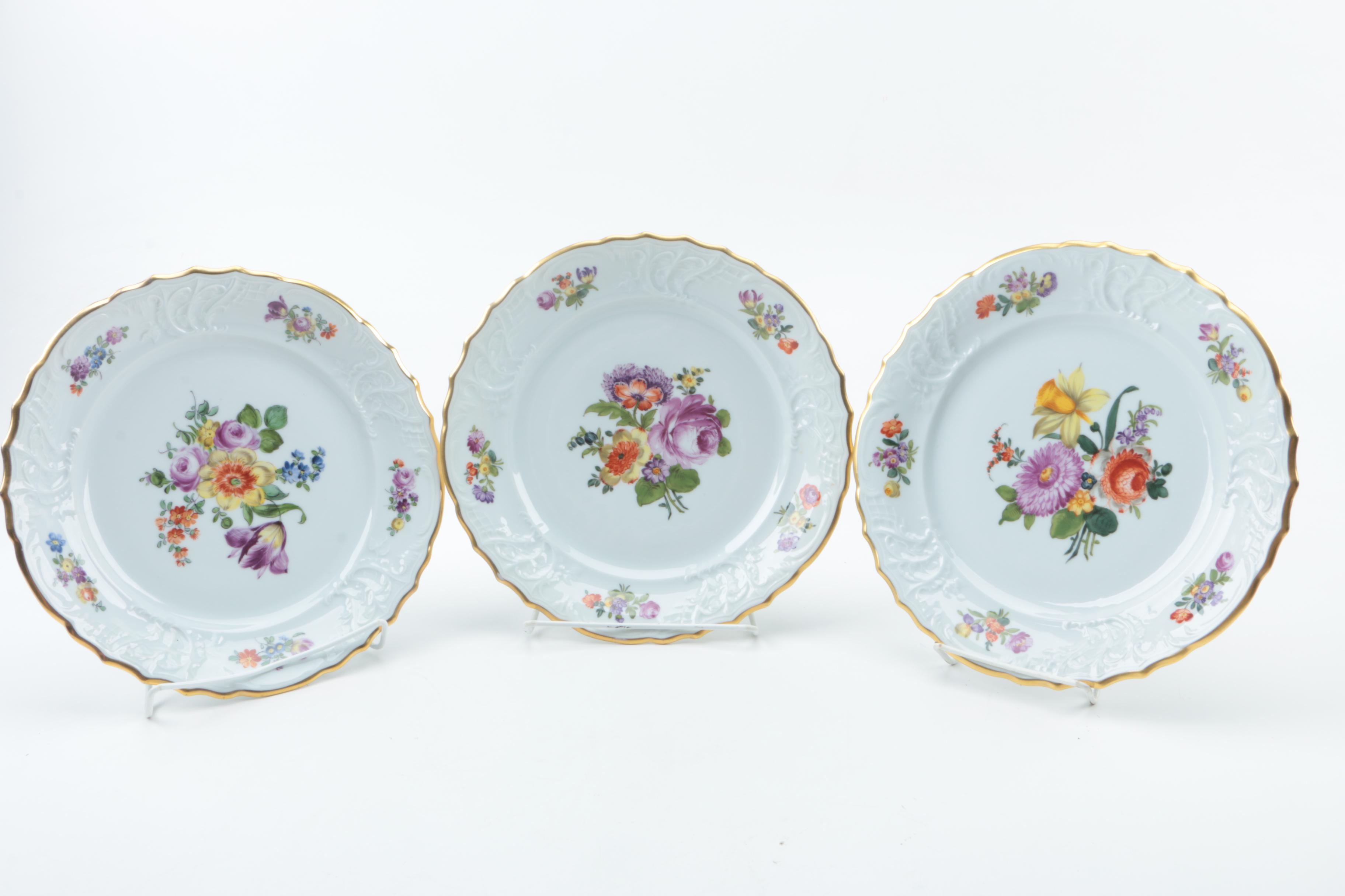 1917-1926 Fraureuth Porcelain Plates