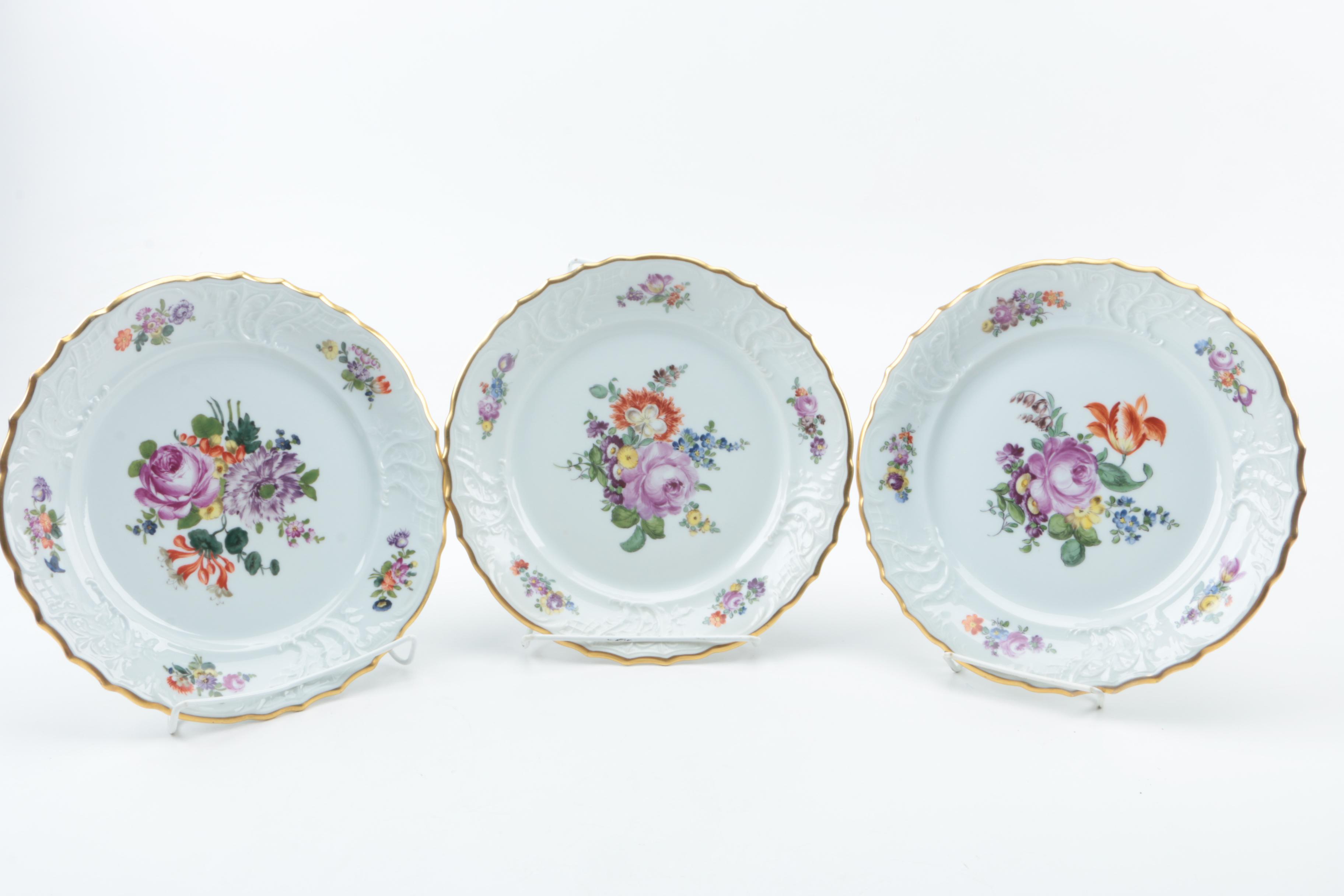 1917-1926 Fraureuth Porcelain Plates