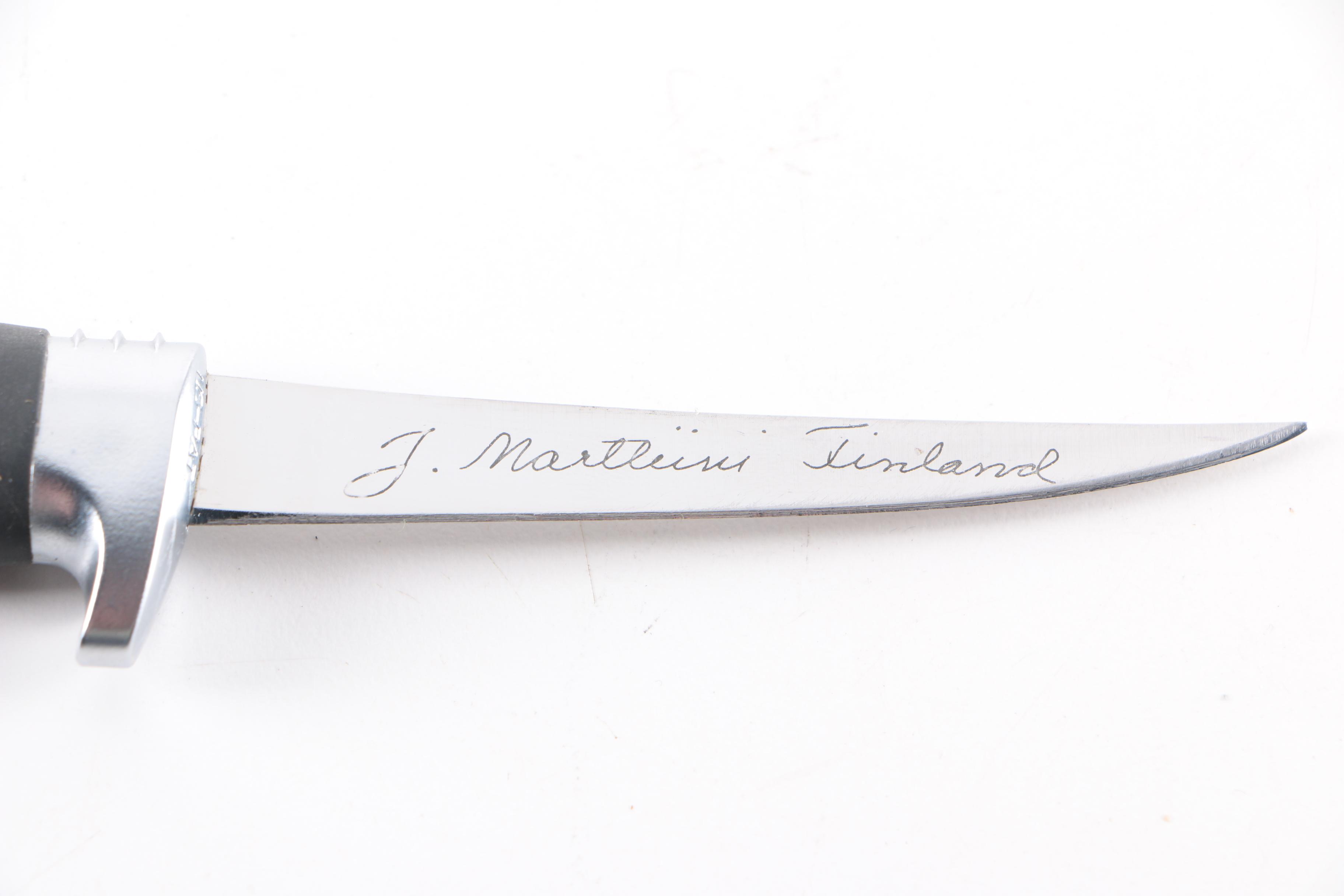 Buck 105 Hunting and Rapala J. Marttiini Finnish Filet Knives