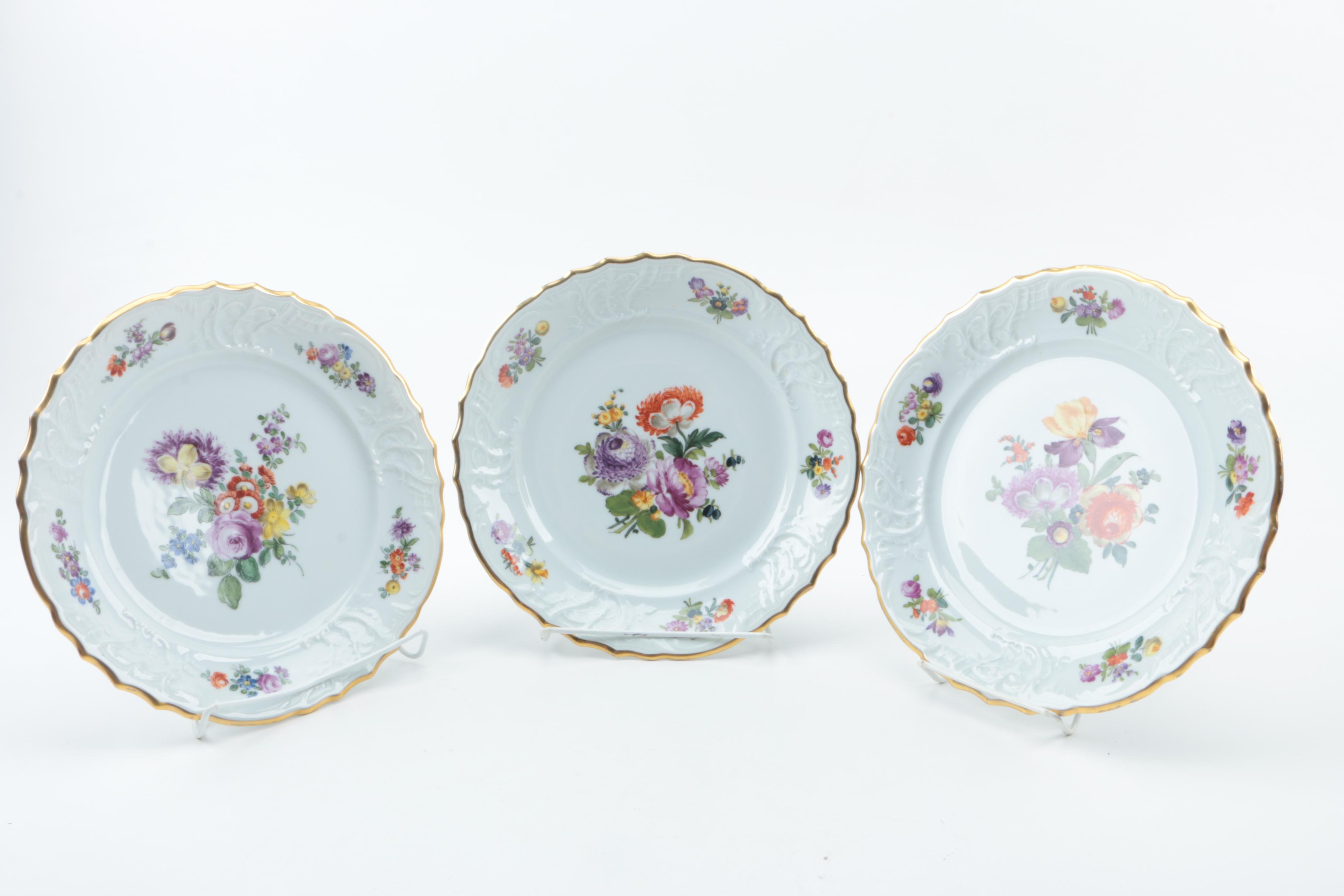1917-1926 Fraureuth Porcelain Plates
