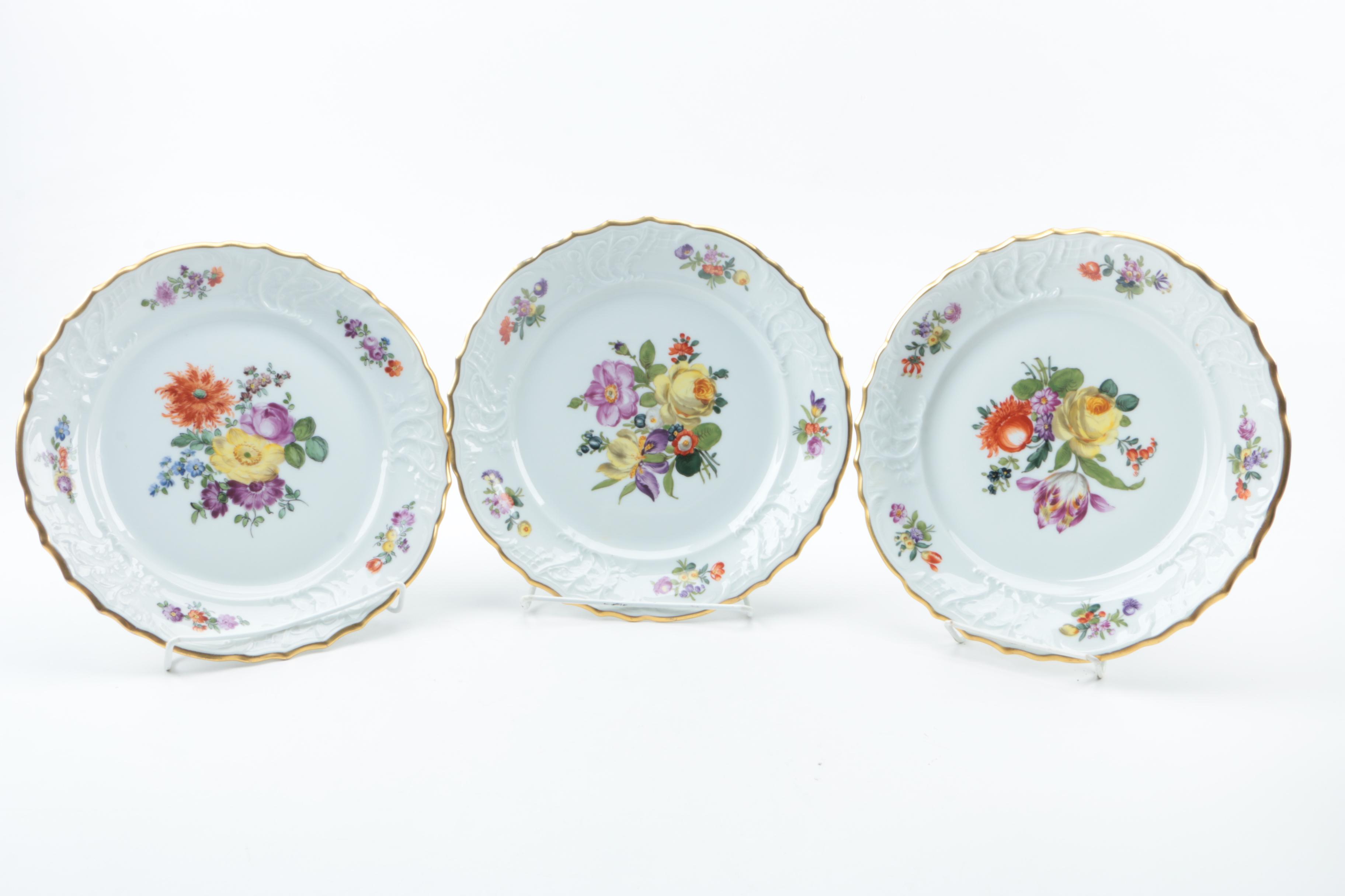 1917-1926 Fraureuth Porcelain Plates