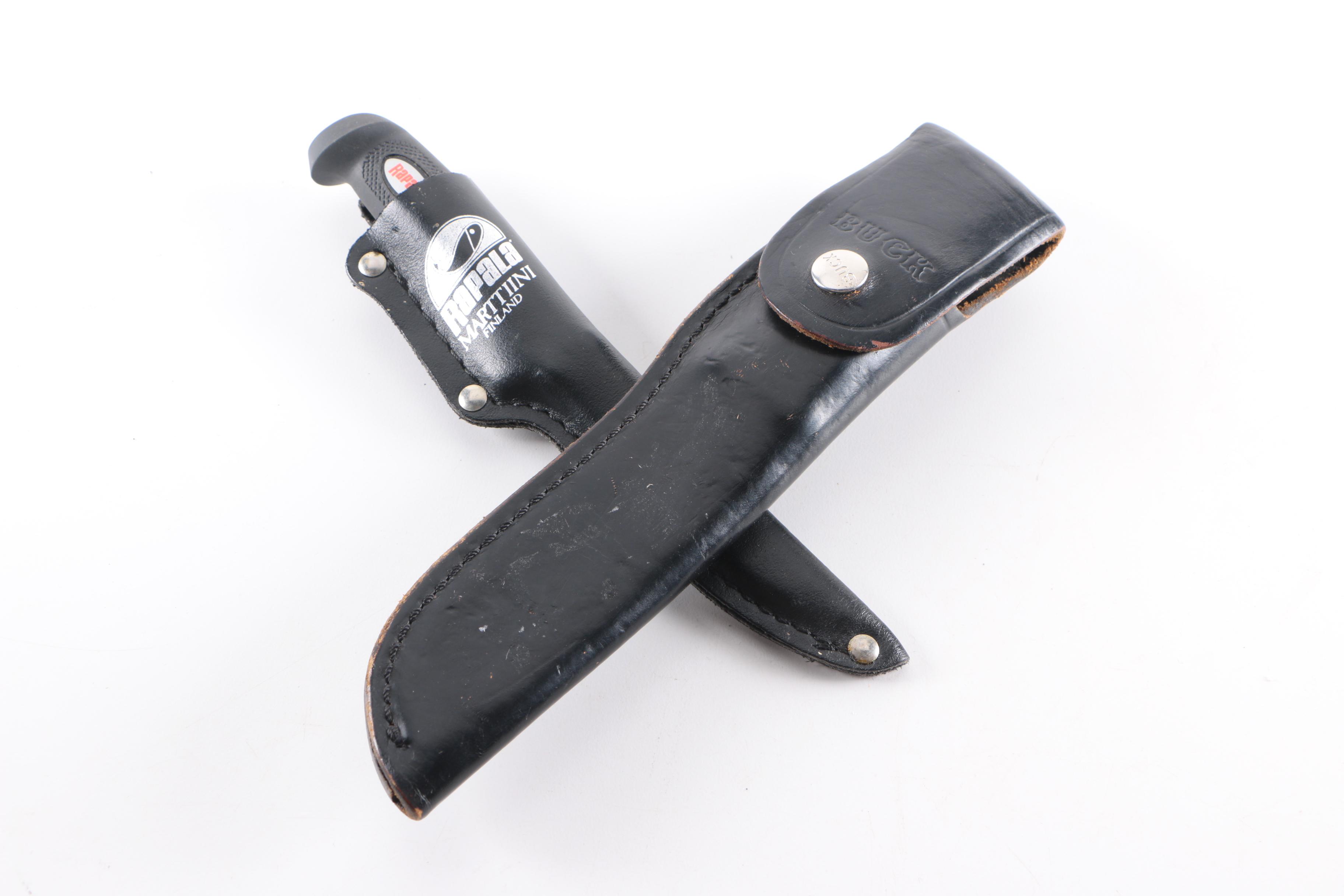 Buck 105 Hunting and Rapala J. Marttiini Finnish Filet Knives