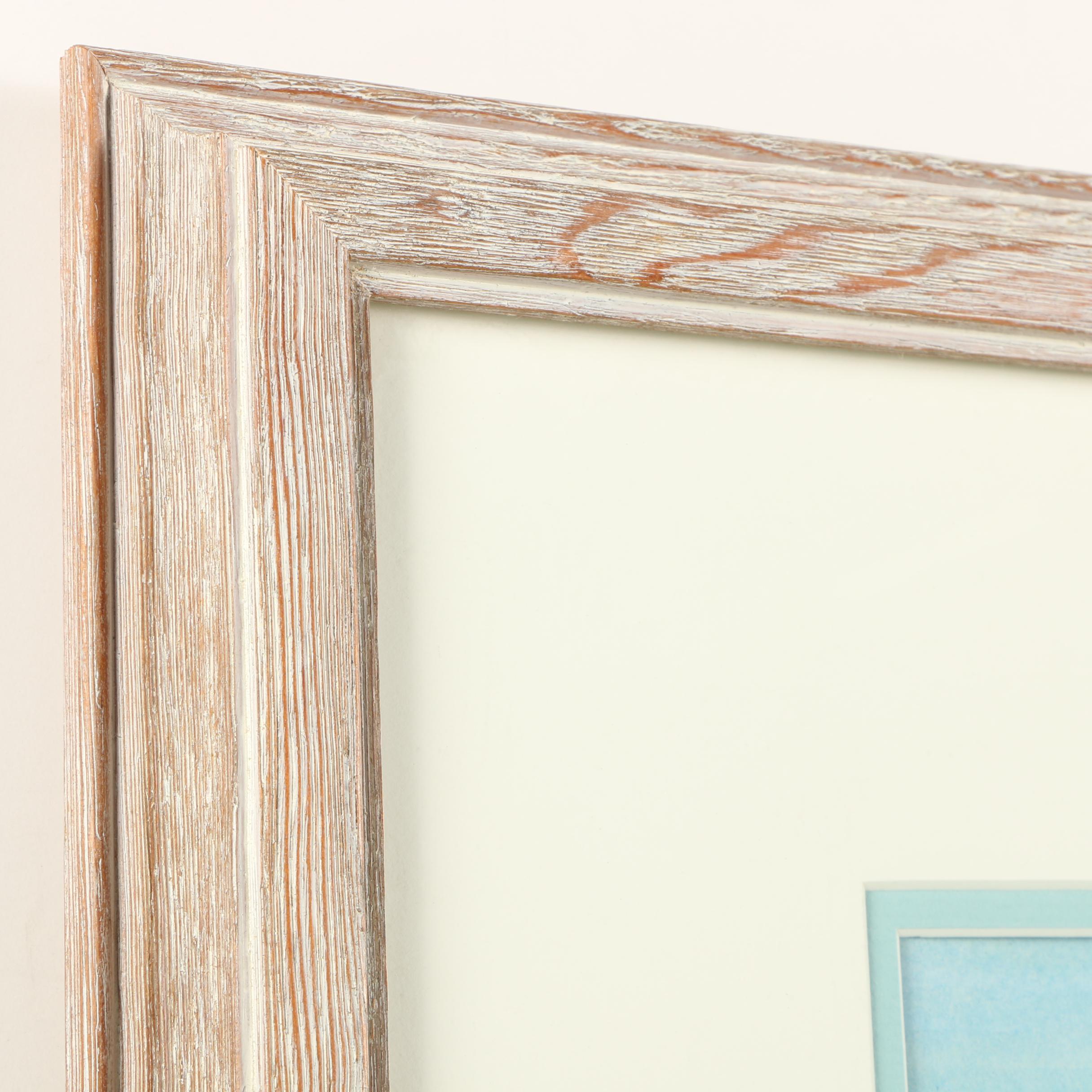 Roger Folk  Offset Lithograph of a Shoreline Landscape