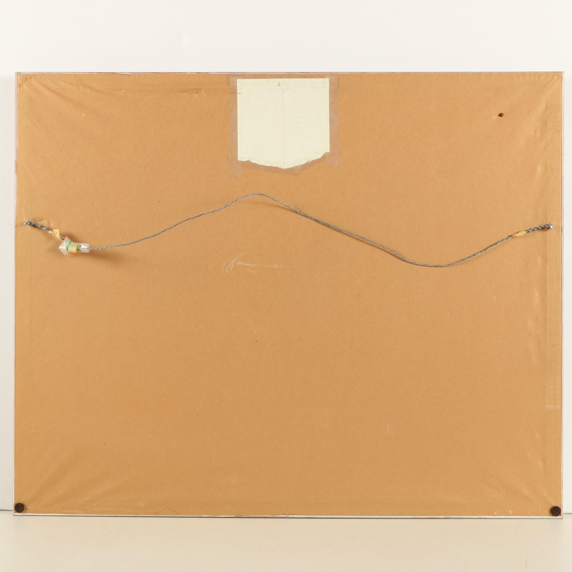 Roger Folk  Offset Lithograph of a Shoreline Landscape