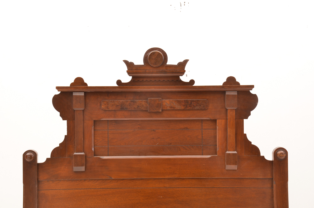 Vintage Eastlake Style Twin Bed