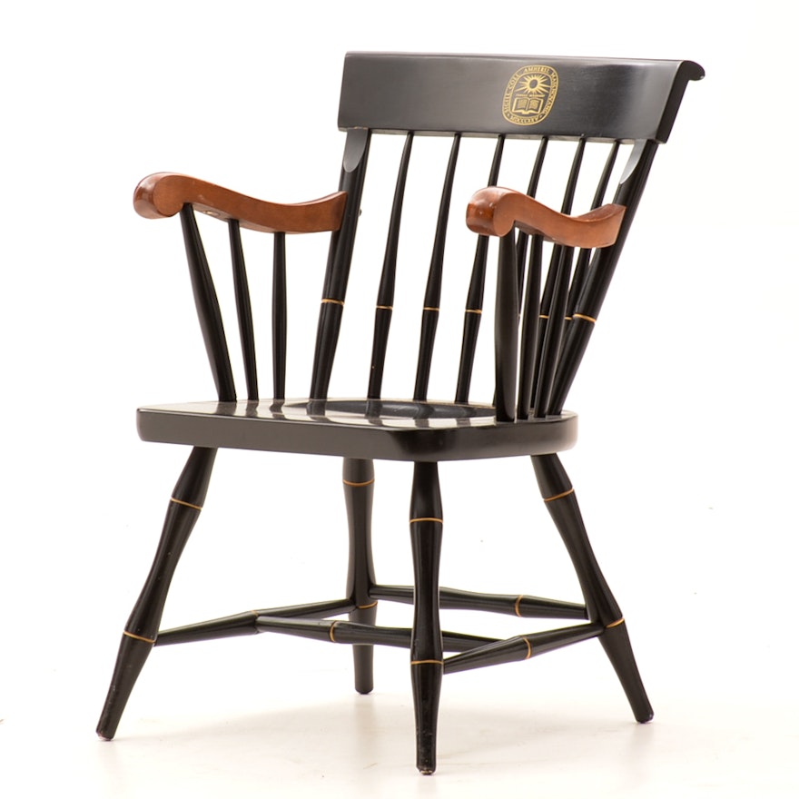 Vintage Amherst College Armchair By Nichols & Stone Co.