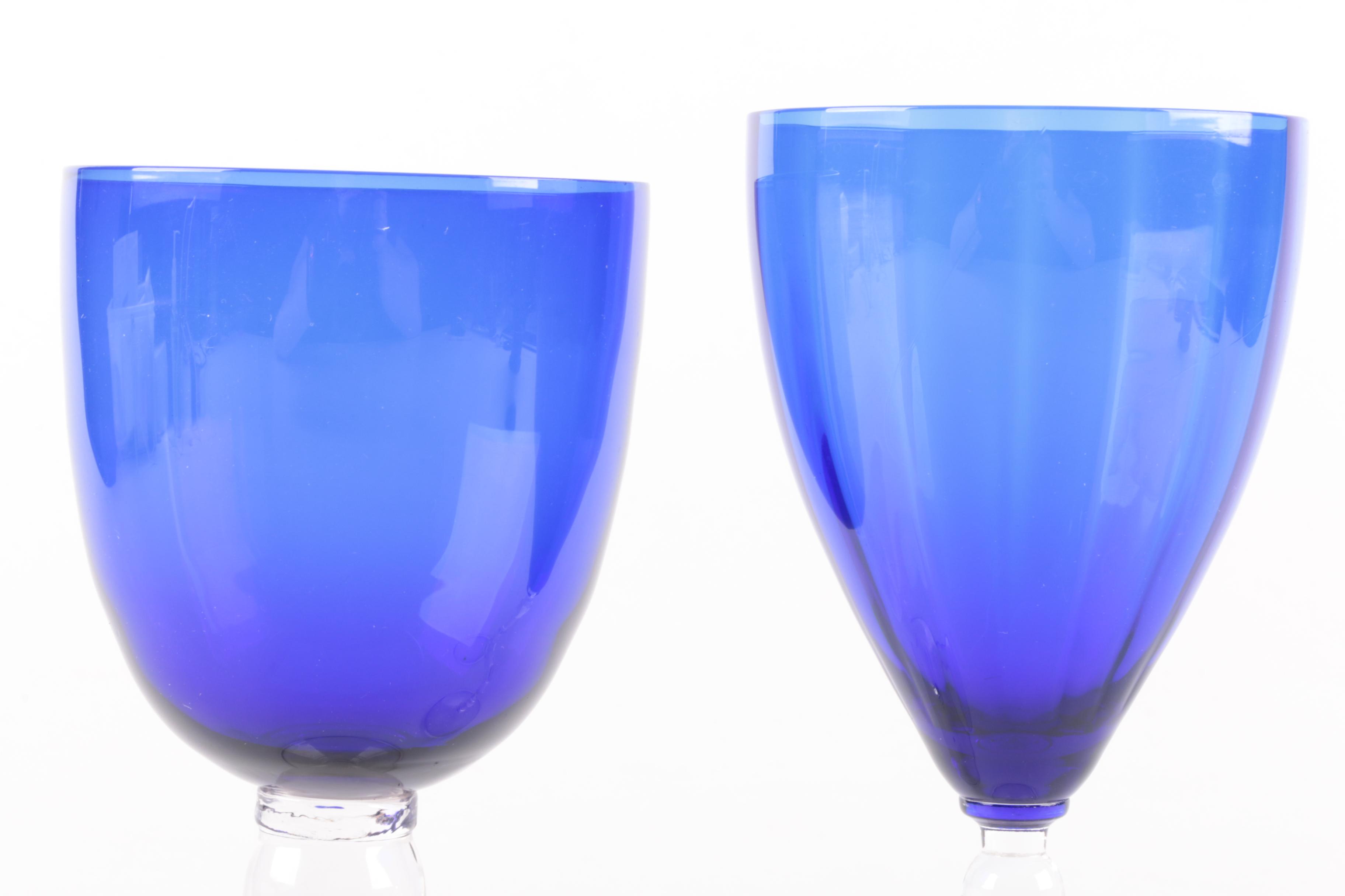 Cobalt Wine Glasses