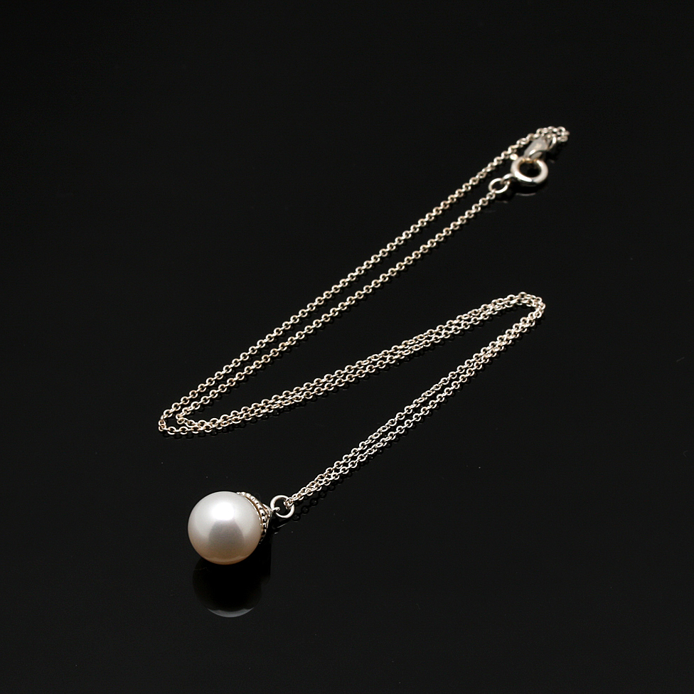 Tiffany & Co. Ziegfeld Collection Sterling Silver Cultured Pearl Necklace