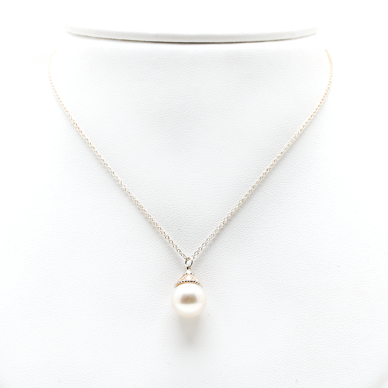 Tiffany & Co. Ziegfeld Collection Sterling Silver Cultured Pearl Necklace