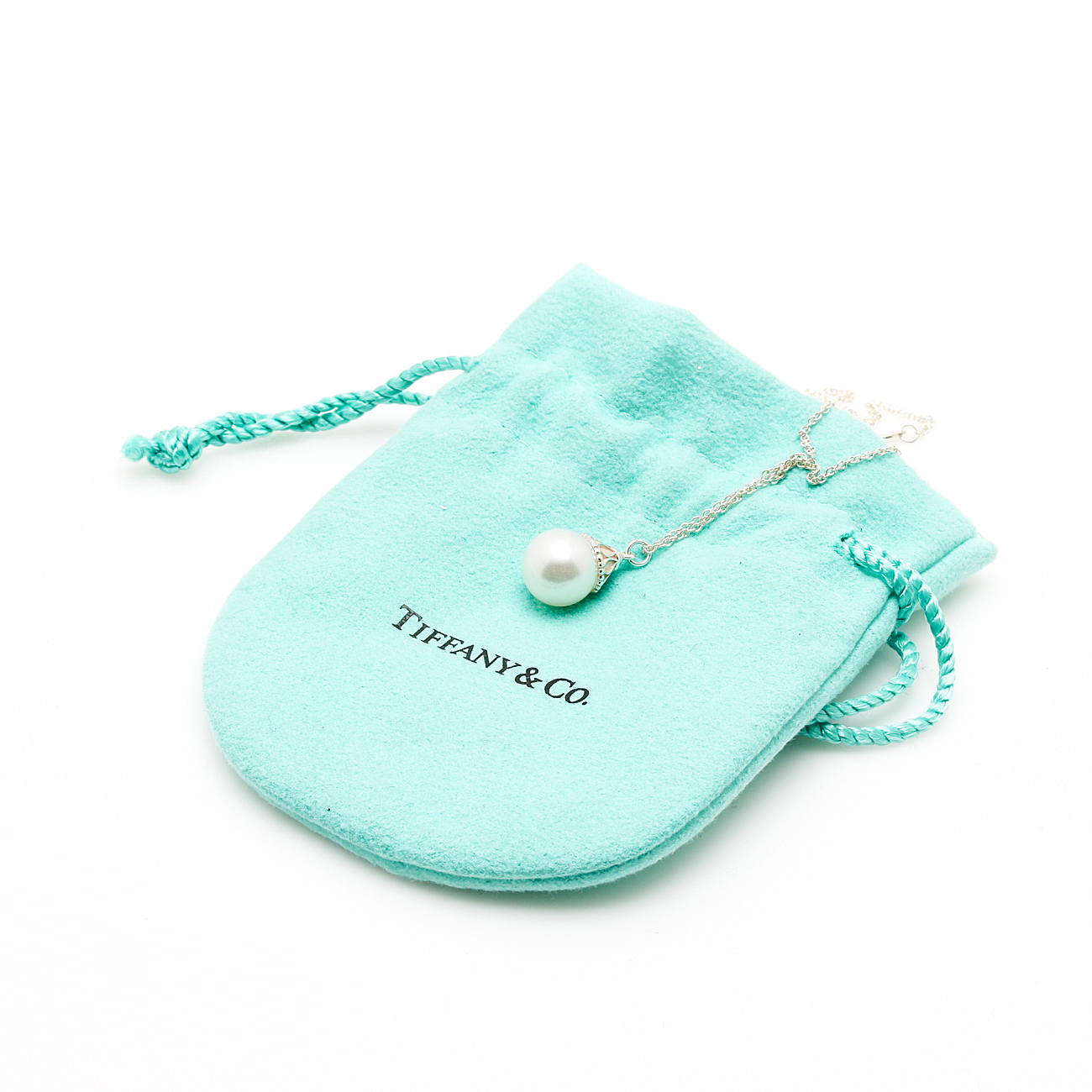 Tiffany & Co. Ziegfeld Collection Sterling Silver Cultured Pearl Necklace