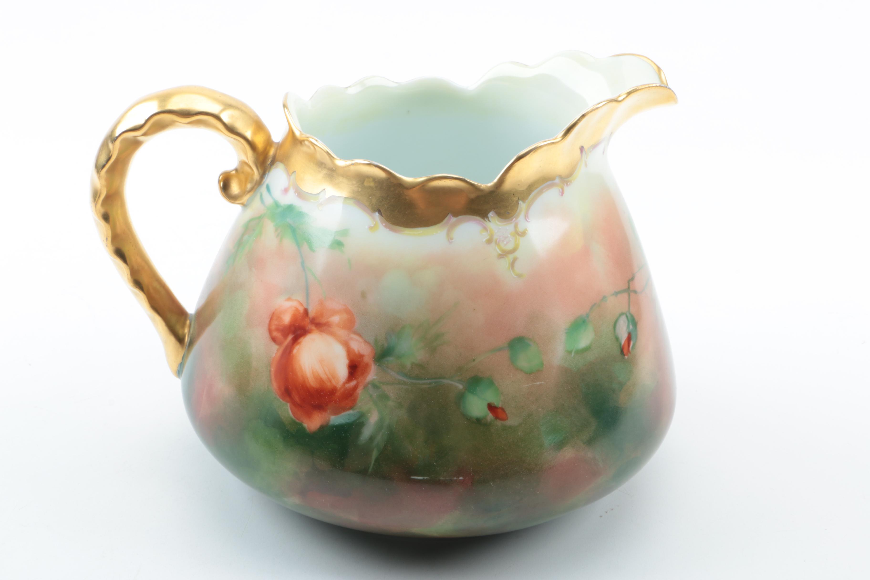 Antique German Pitchers Including Jaeger and Hohenzollern