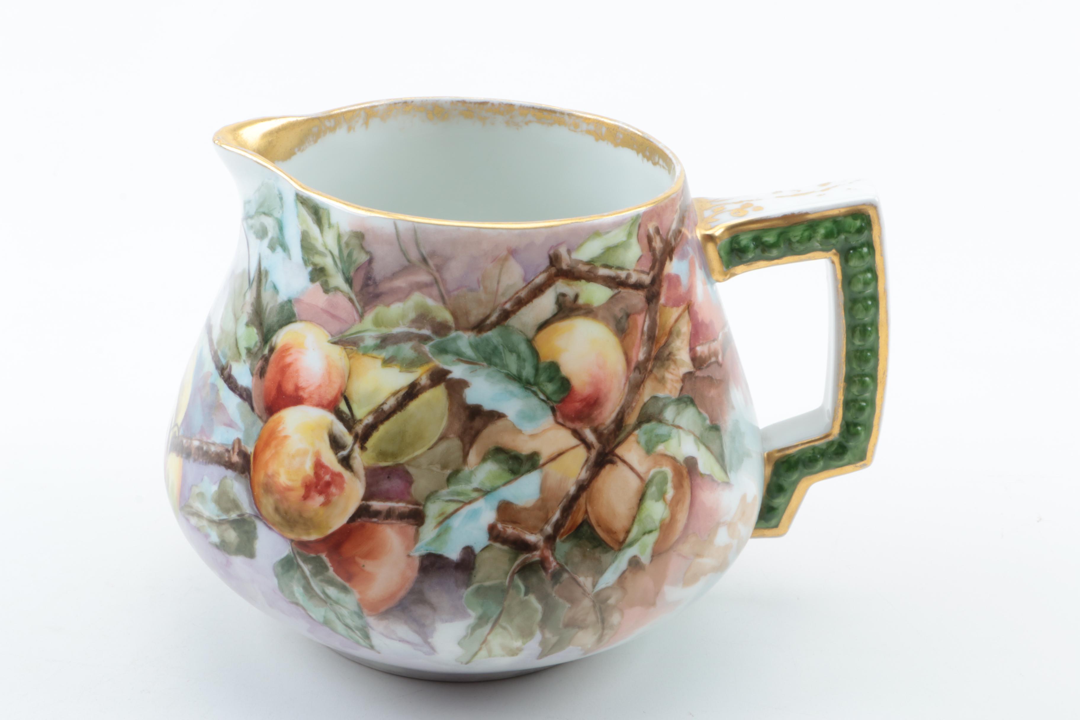 Antique German Pitchers Including Jaeger and Hohenzollern