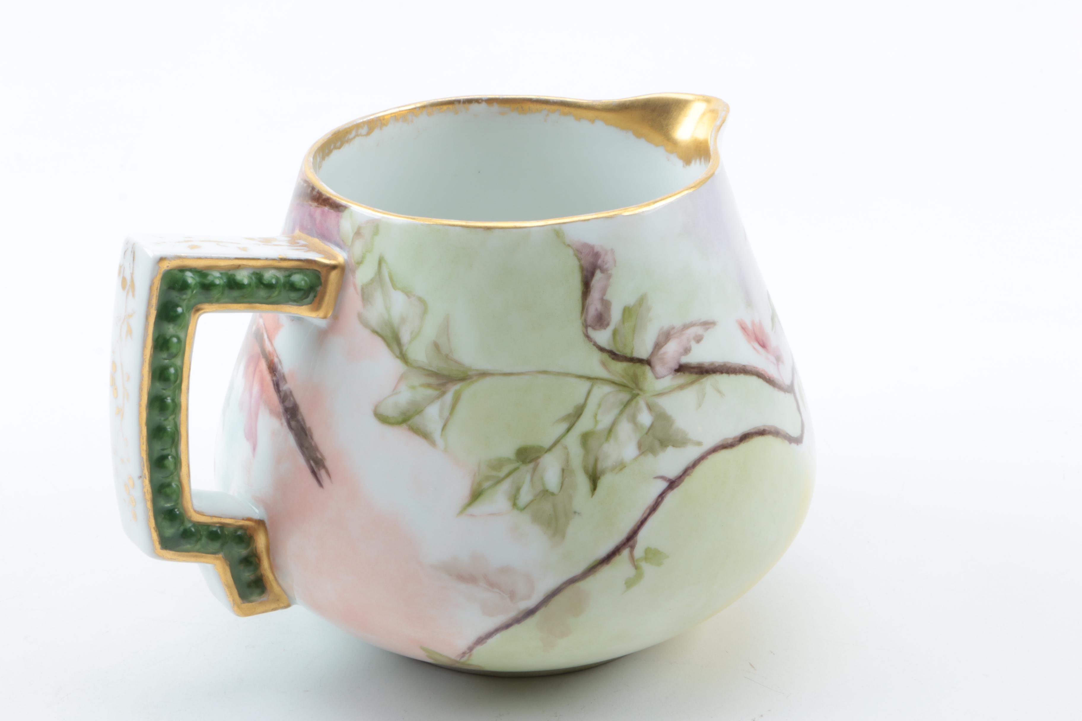 Antique German Pitchers Including Jaeger and Hohenzollern