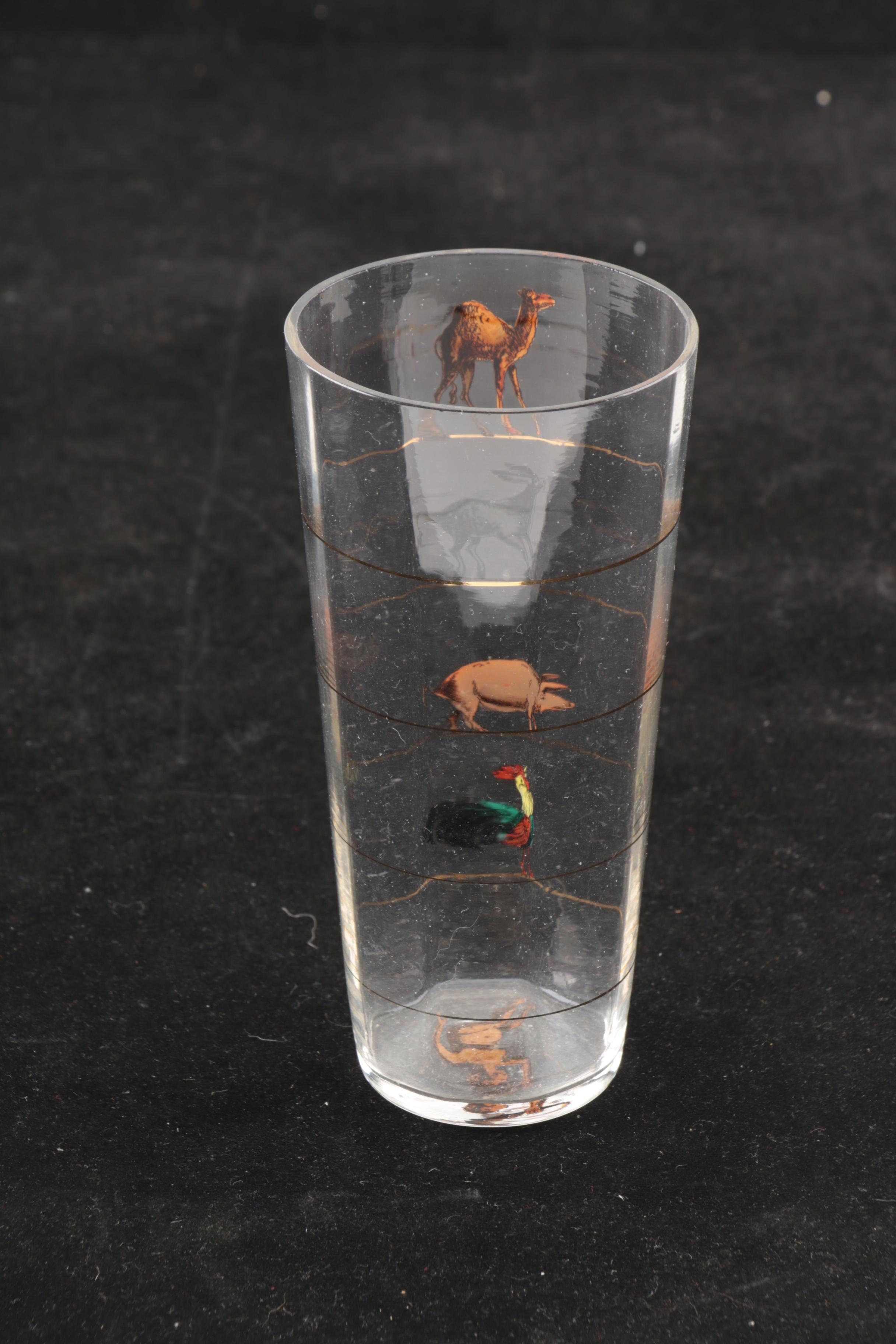 Animal-Themed Water Glasses