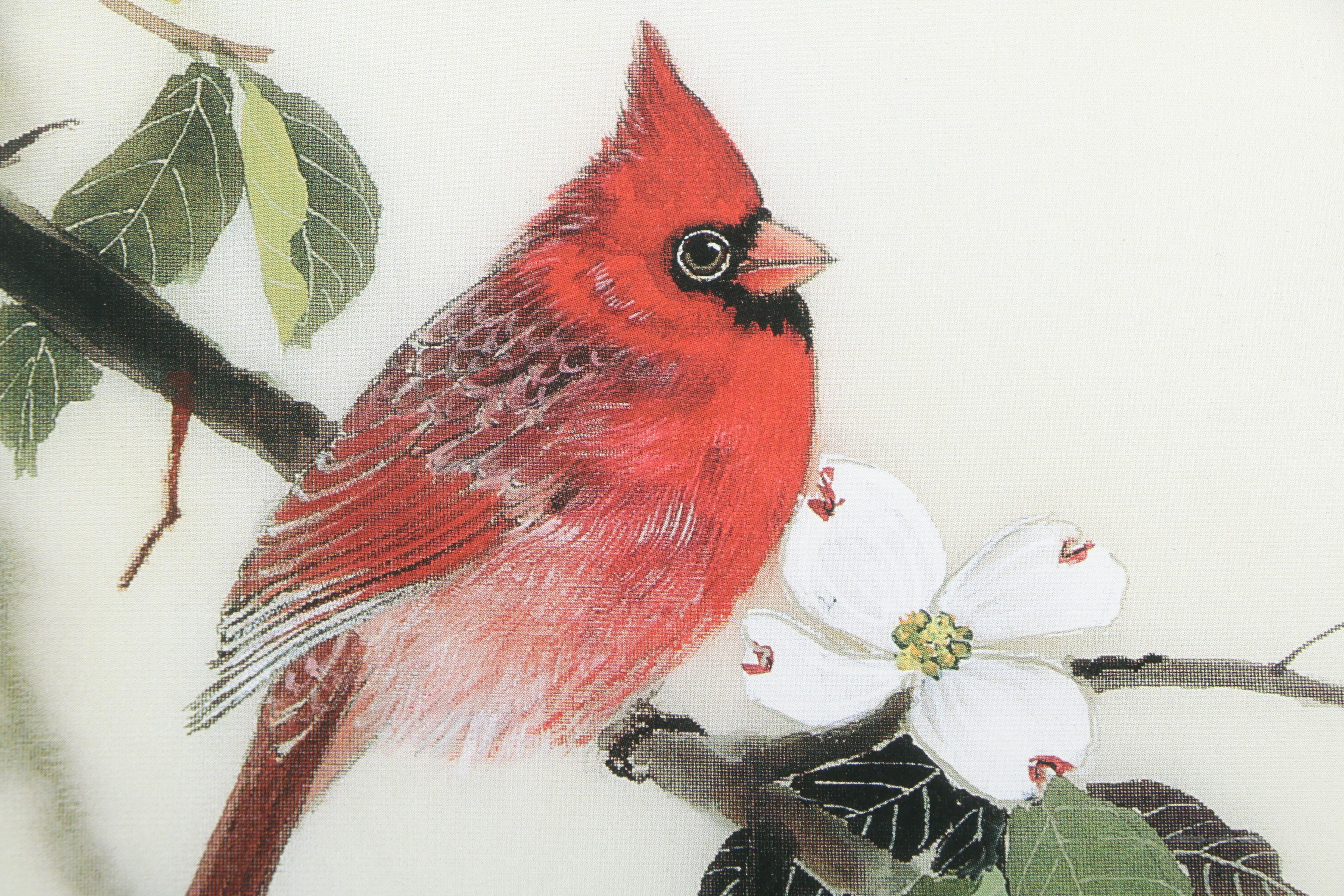Hsing-Hua Chang Signed Limited Edition Offset Lithograph of Cardinals