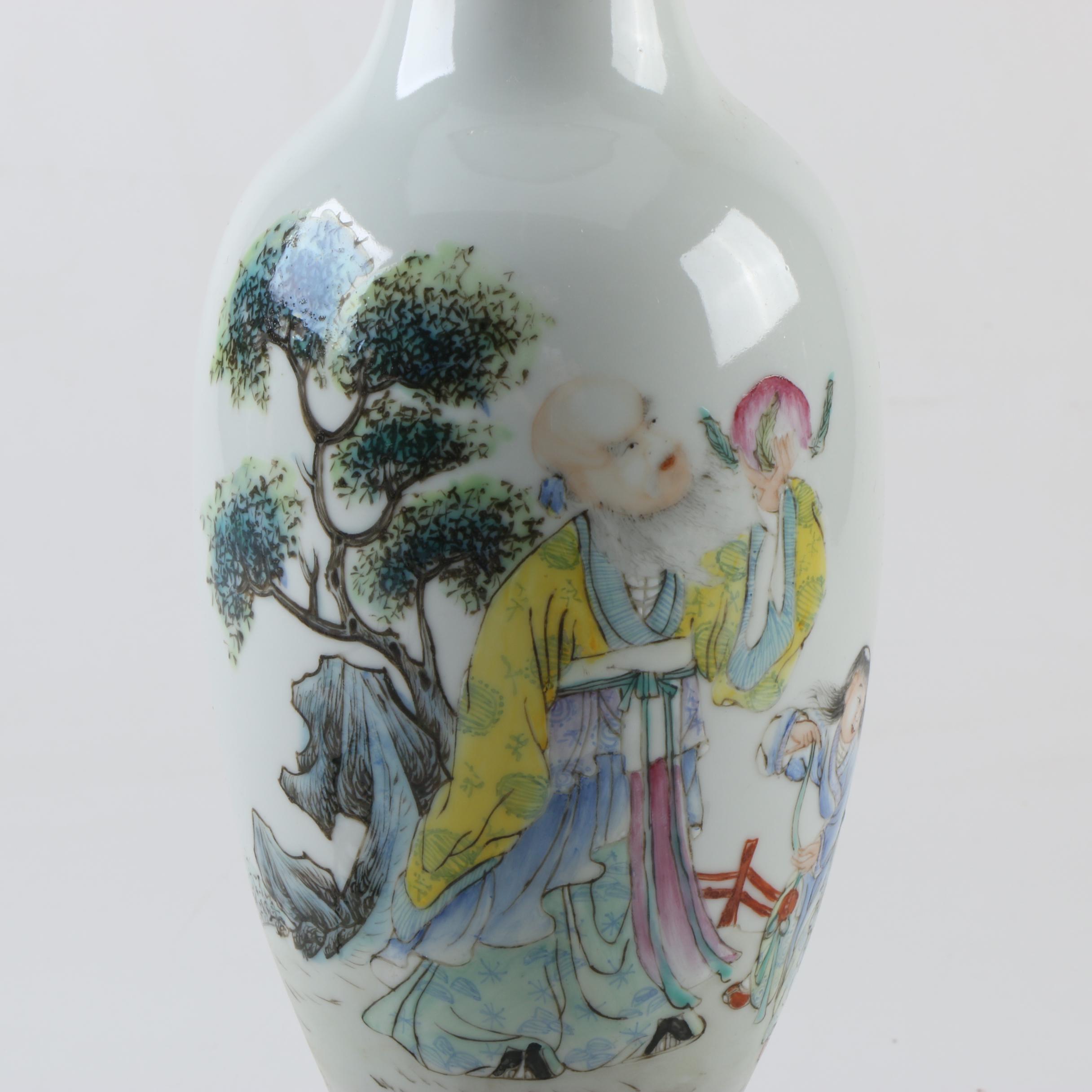 Chinese Ceramic Table Lamp