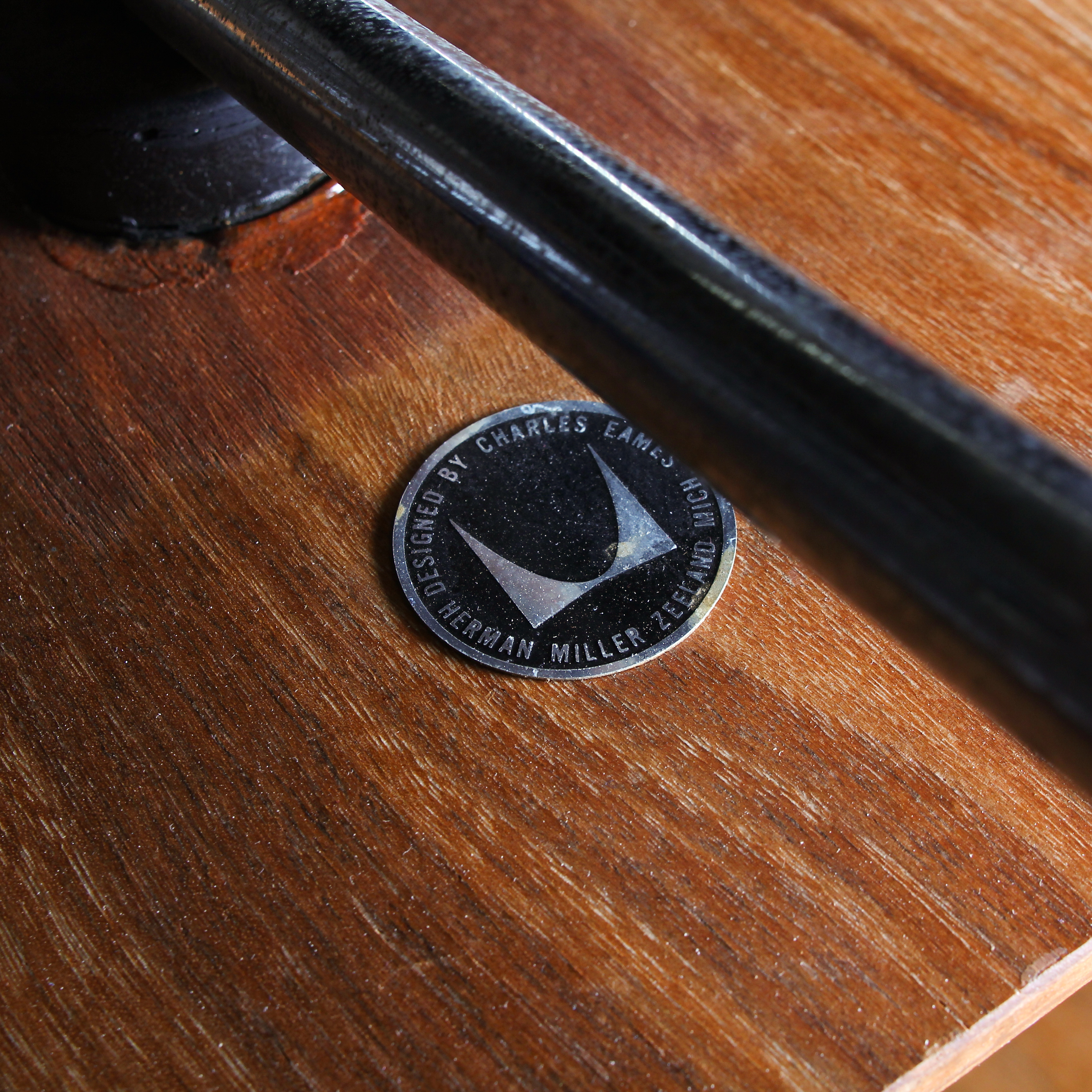 Vintage Mid Century Modern Eames DCM Side Chair by Herman Miller