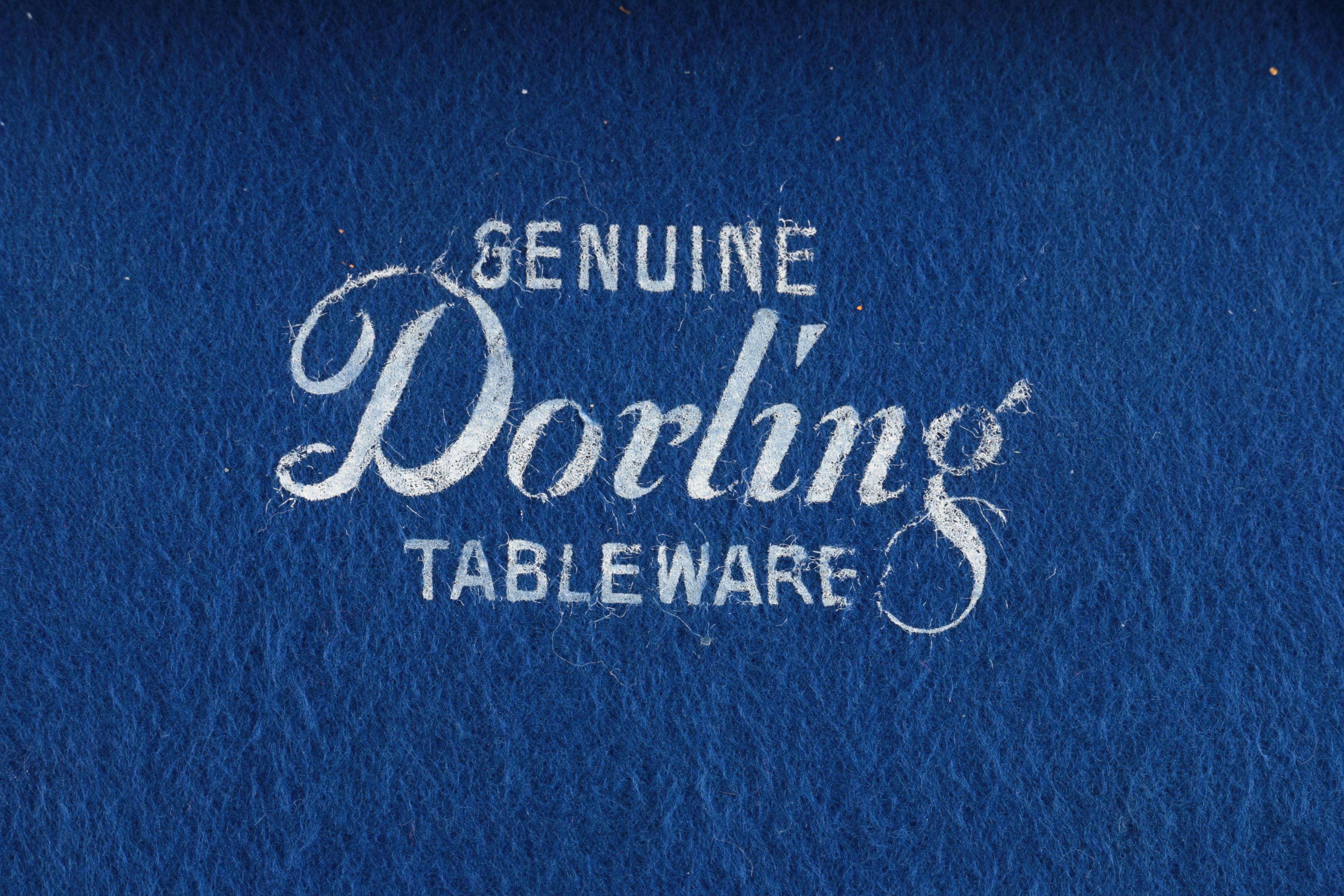 Dorling "Golden Autumn Symphony" Gold-Toned Flatware with Wooden Chest