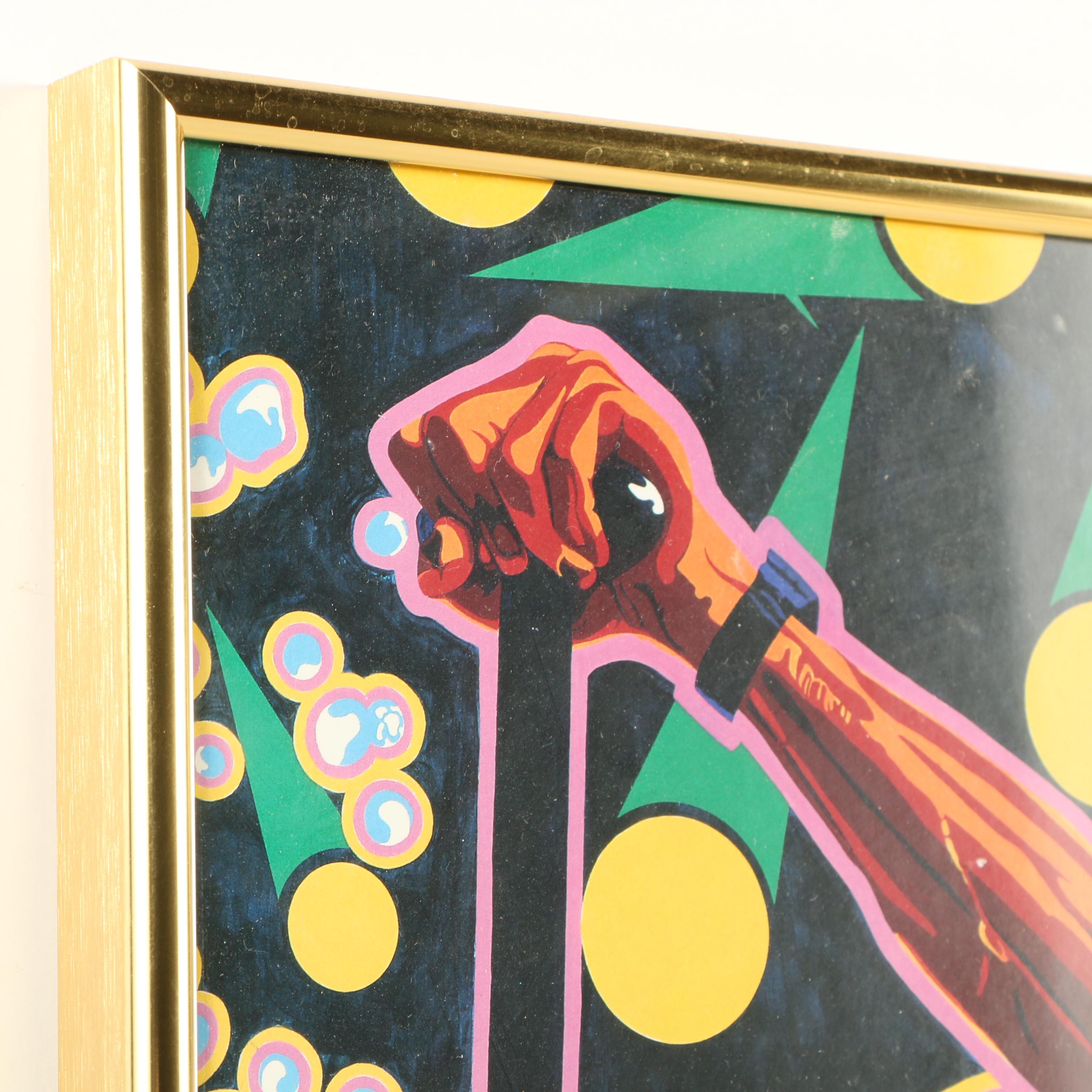 1996 Summer Olympics Framed Tickets and Hiro Yamagata Event Posters