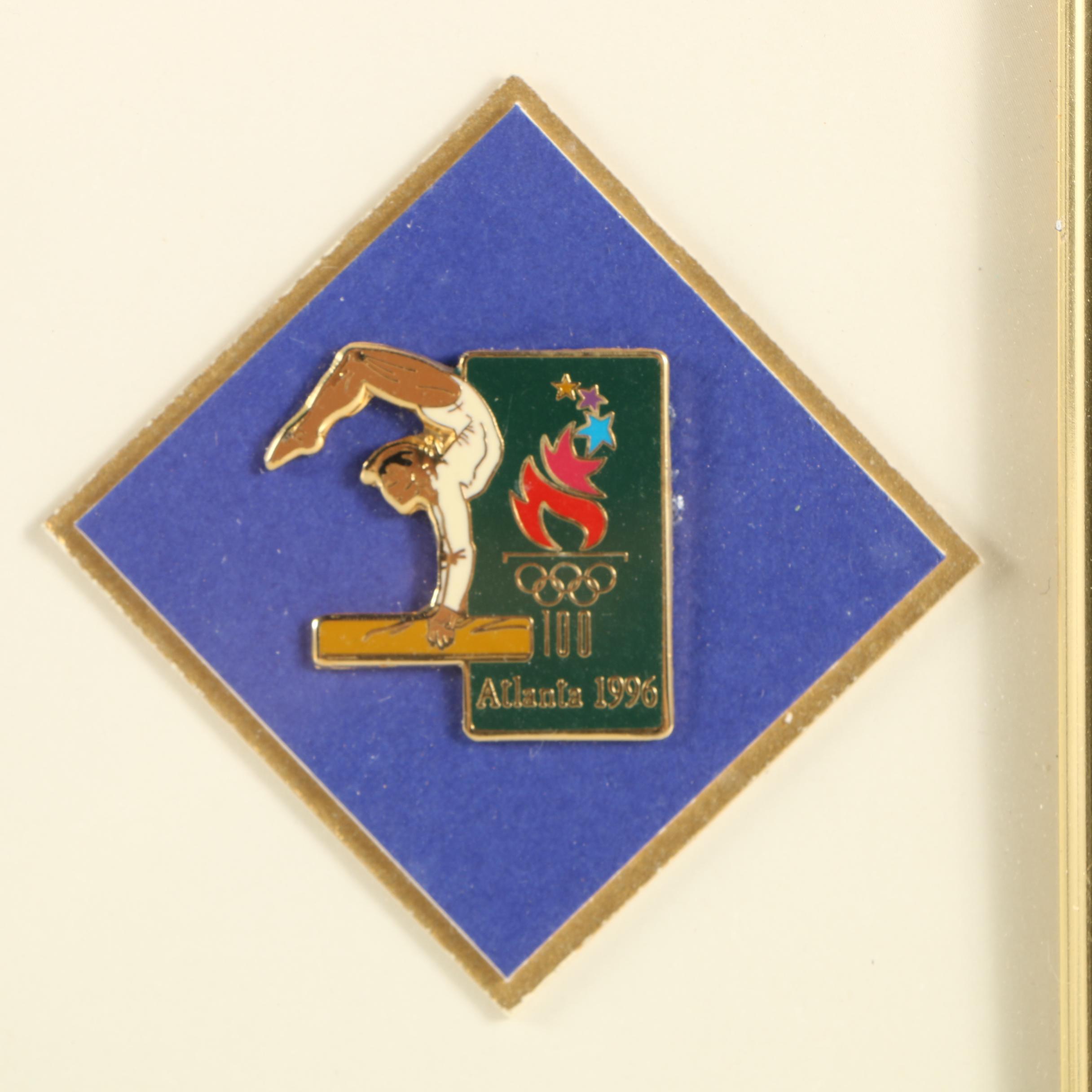 1996 Summer Olympics Framed Tickets and Hiro Yamagata Event Posters