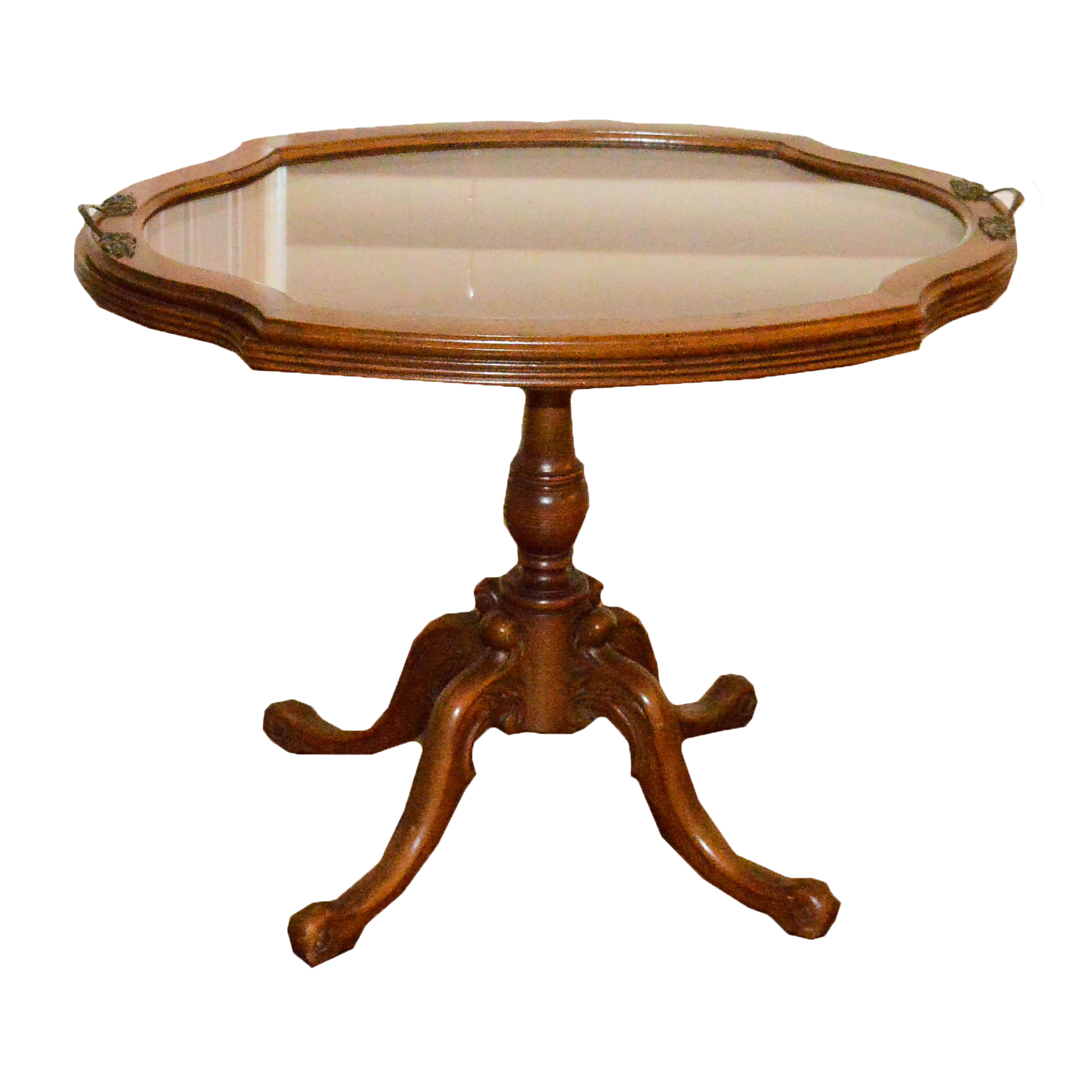 Vintage Walnut Tray Table by Imperial