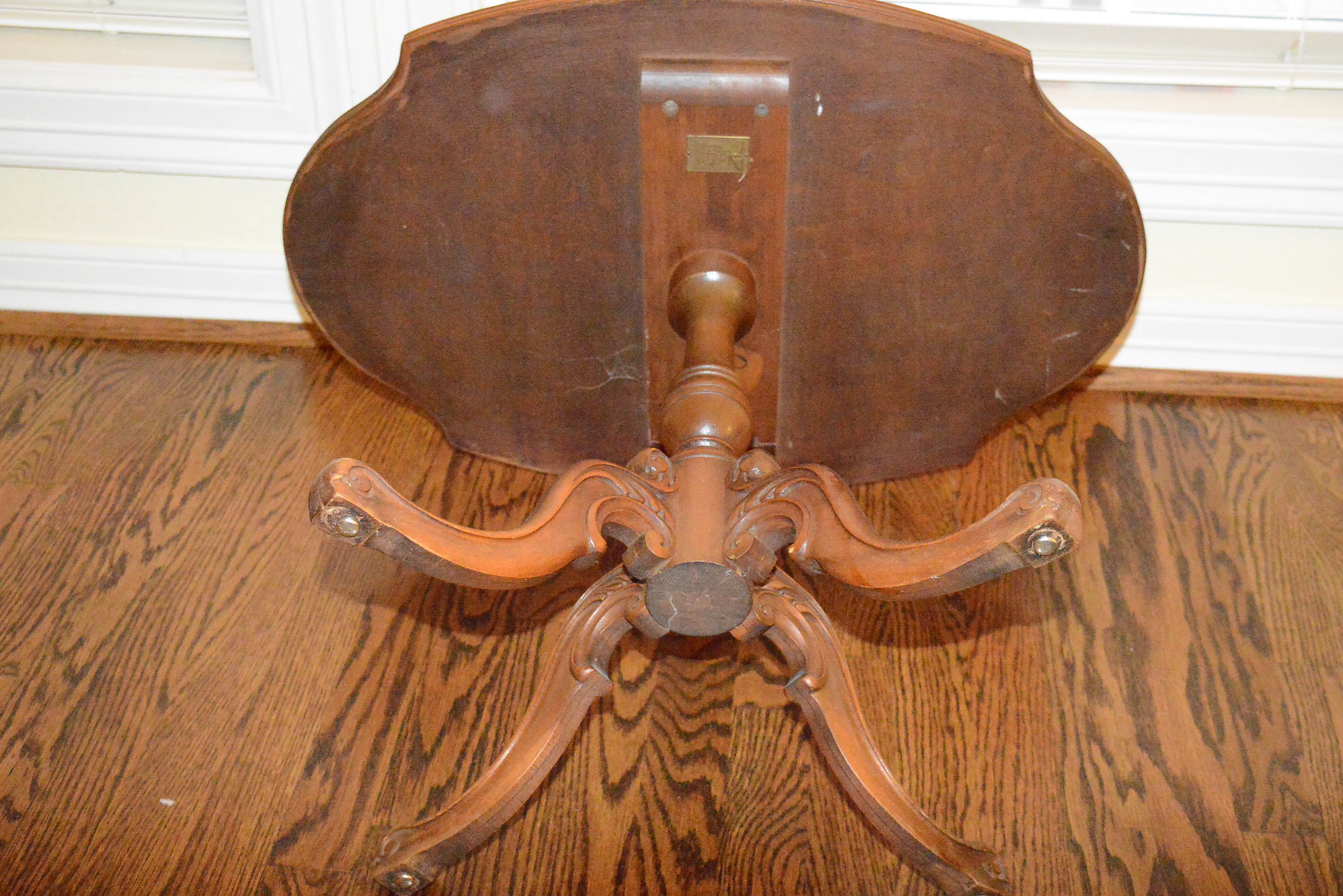Vintage Walnut Tray Table by Imperial
