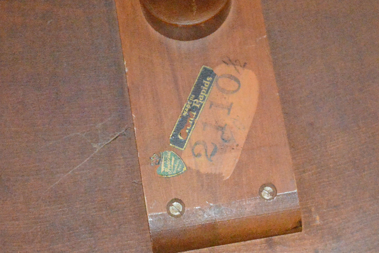 Vintage Walnut Tray Table by Imperial