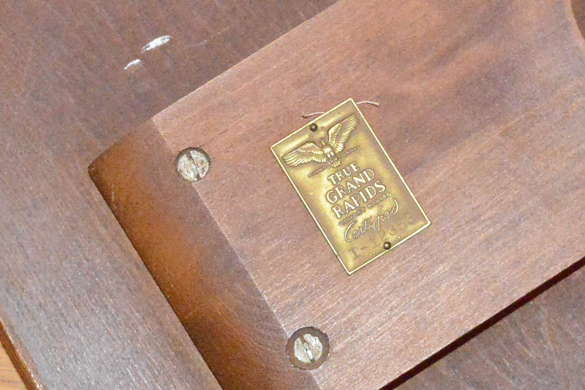 Vintage Walnut Tray Table by Imperial