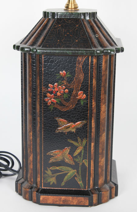 Chinoiserie Hand-Painted Table Lamp
