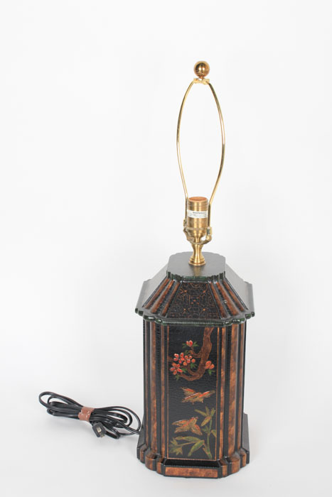 Chinoiserie Hand-Painted Table Lamp