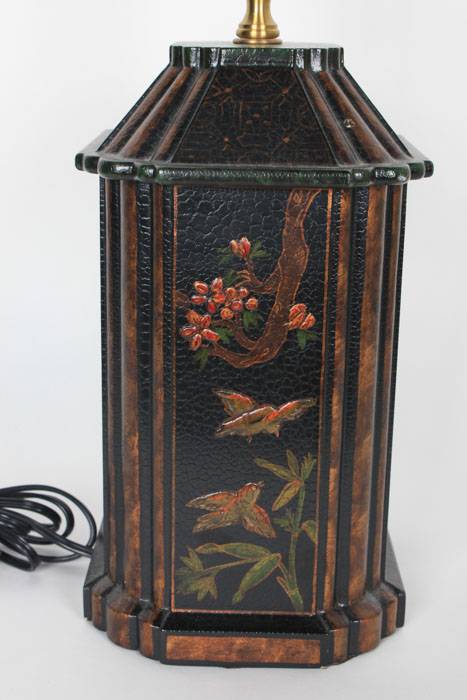 Chinoiserie Hand-Painted Table Lamp