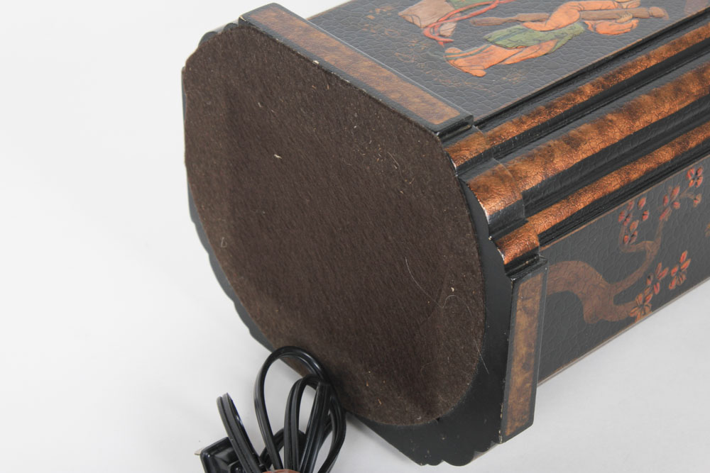 Chinoiserie Hand-Painted Table Lamp