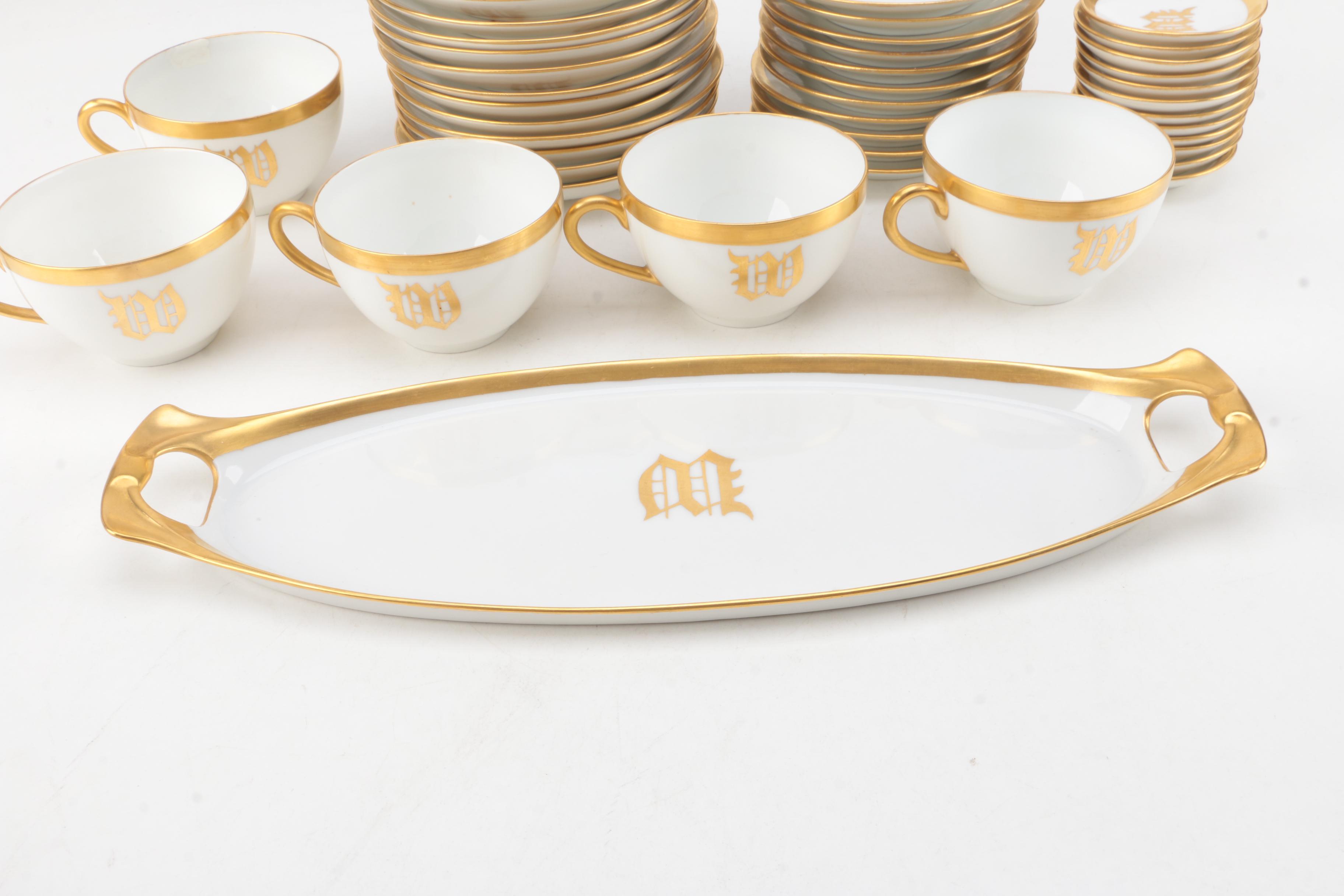 Vintage Reinhold Schlegelmilch German and B & Co French Tableware