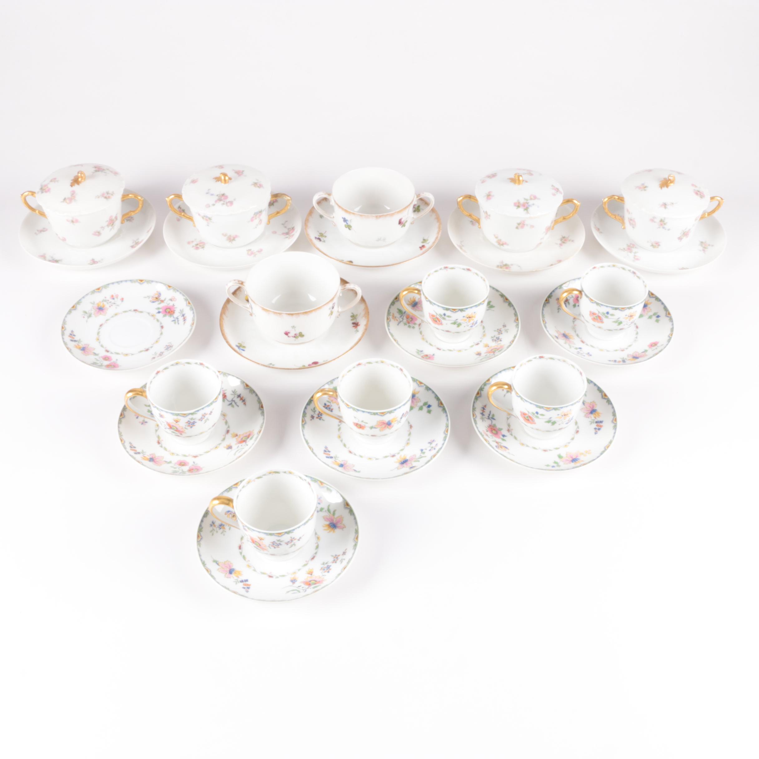 Vintage C.H. Haviland Limoges Porcelain Tableware