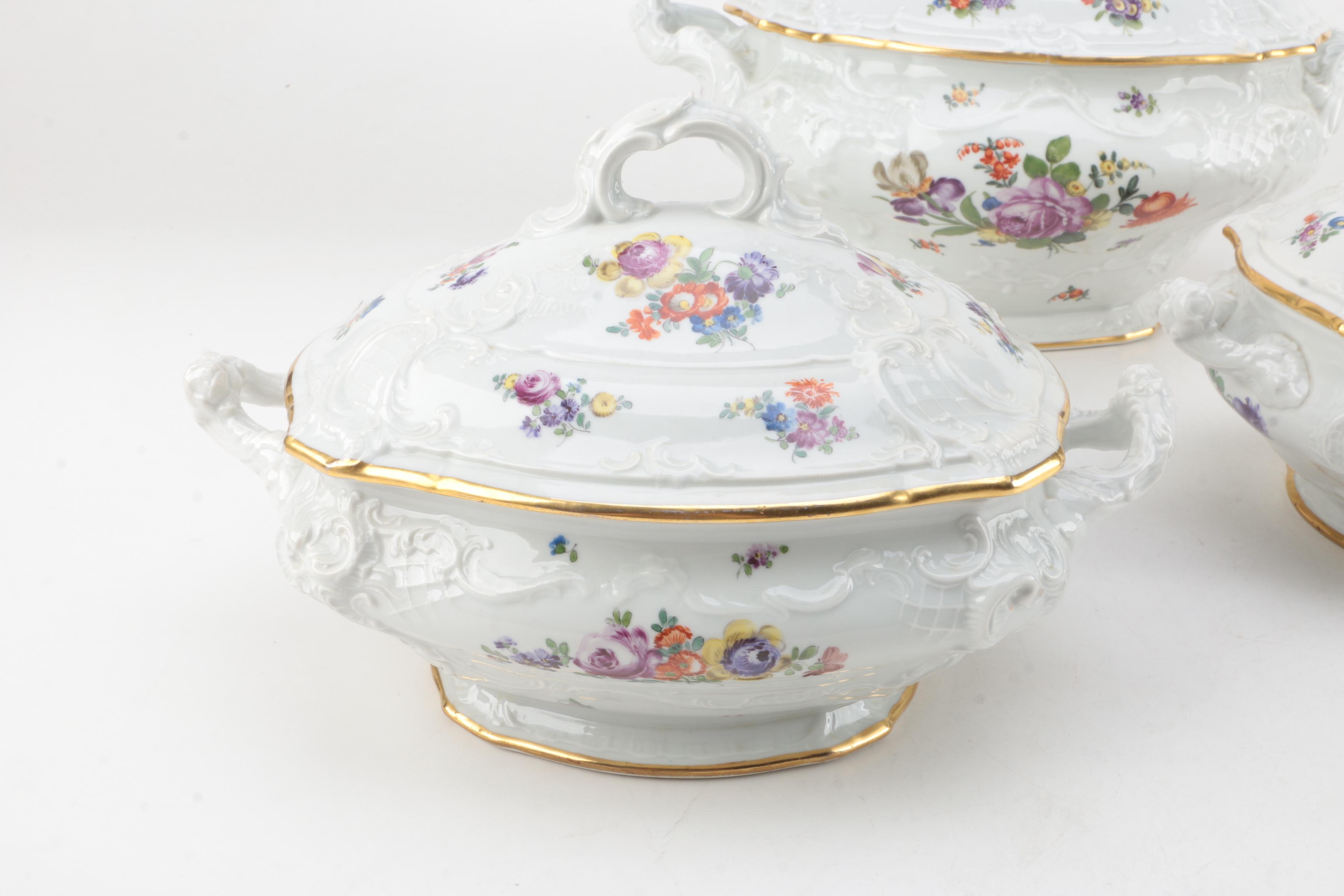 1917-26 Fraureuth Porcelain Tureens