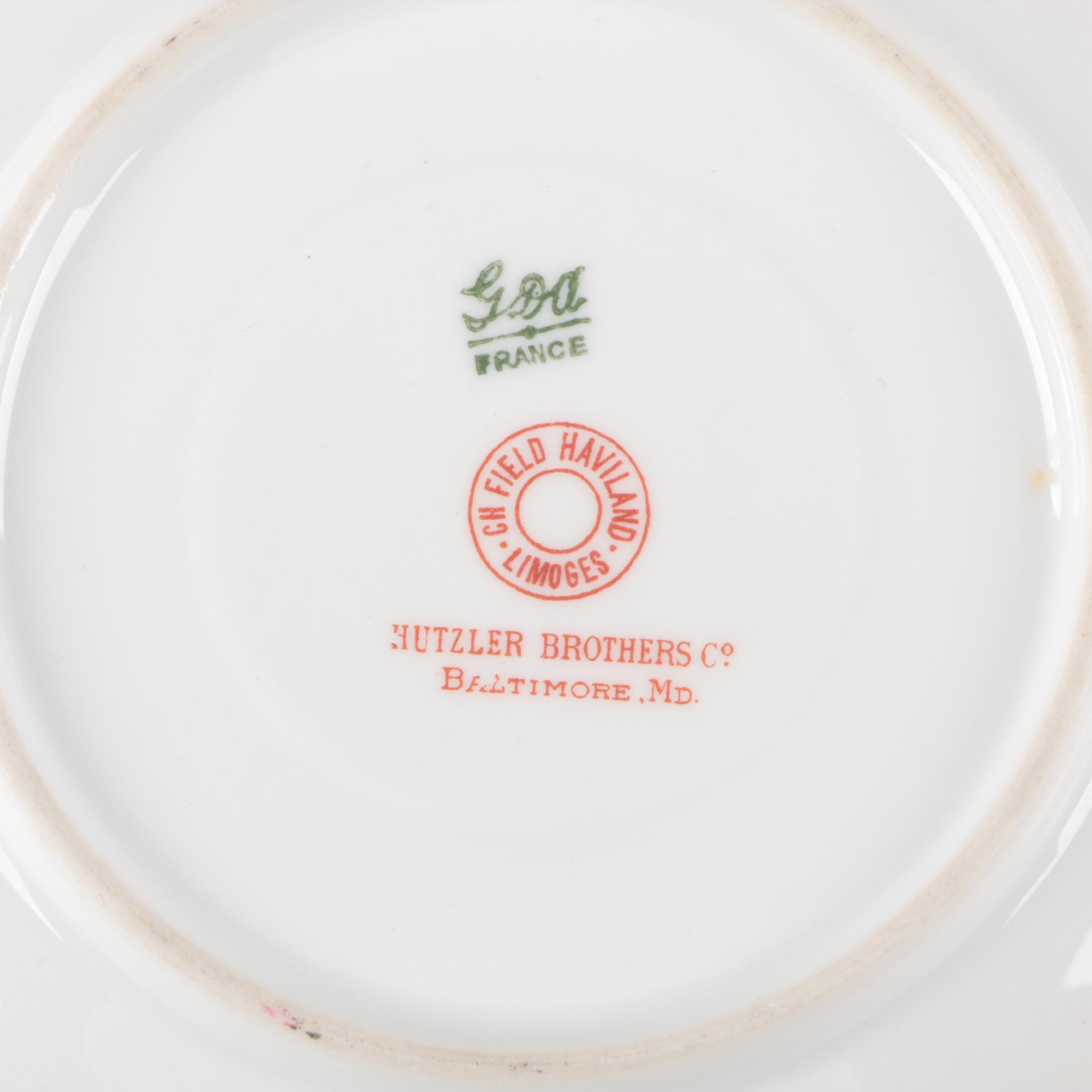 Vintage C.H. Haviland Limoges Porcelain Tableware