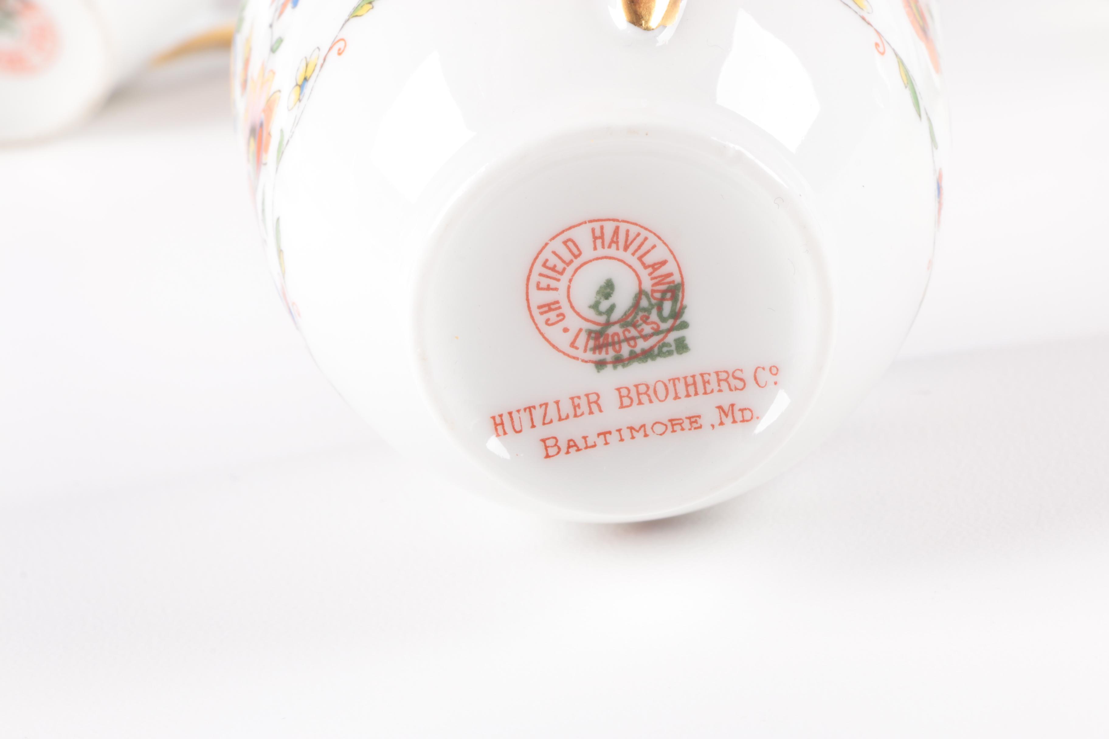 Vintage C.H. Haviland Limoges Porcelain Tableware