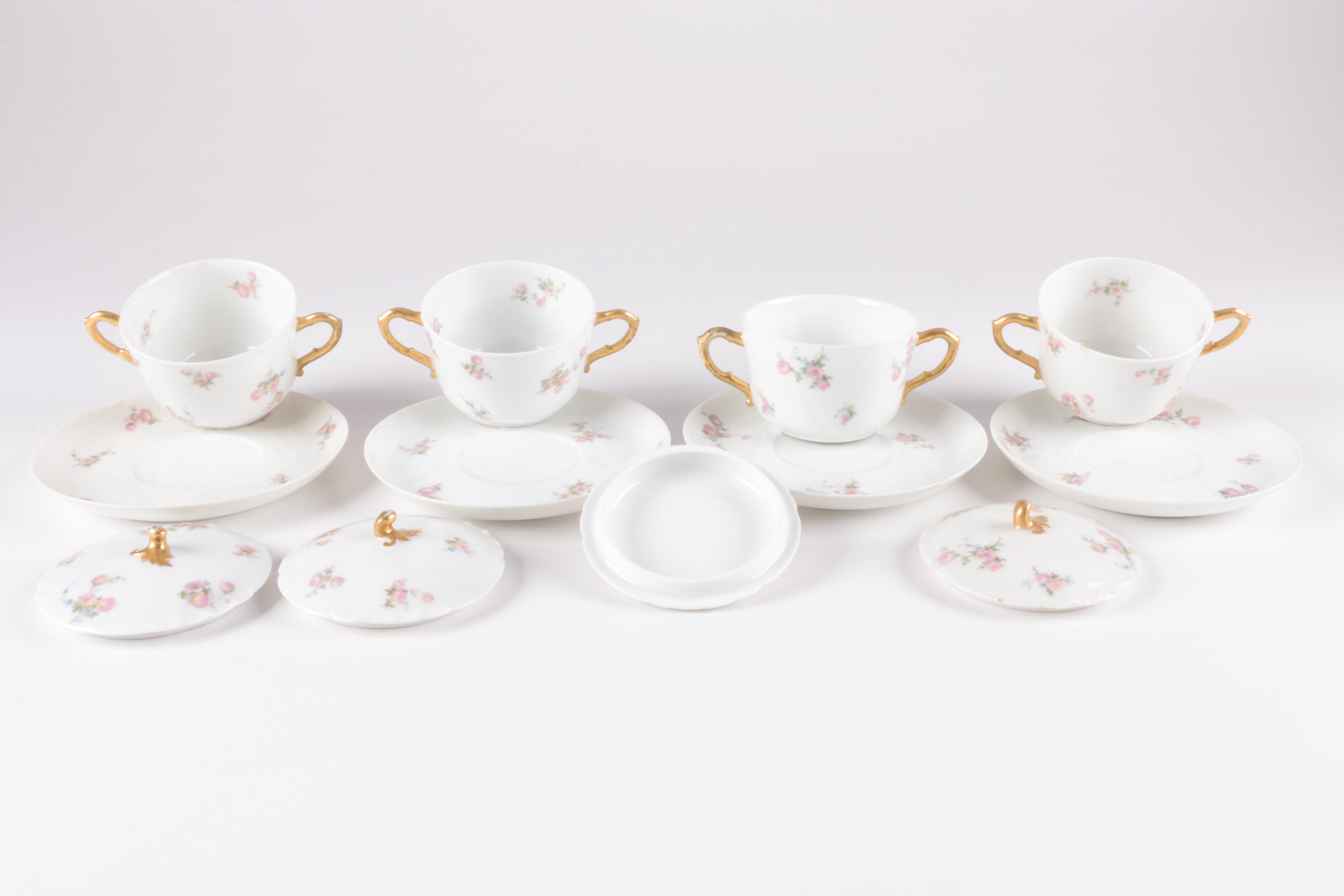 Vintage C.H. Haviland Limoges Porcelain Tableware