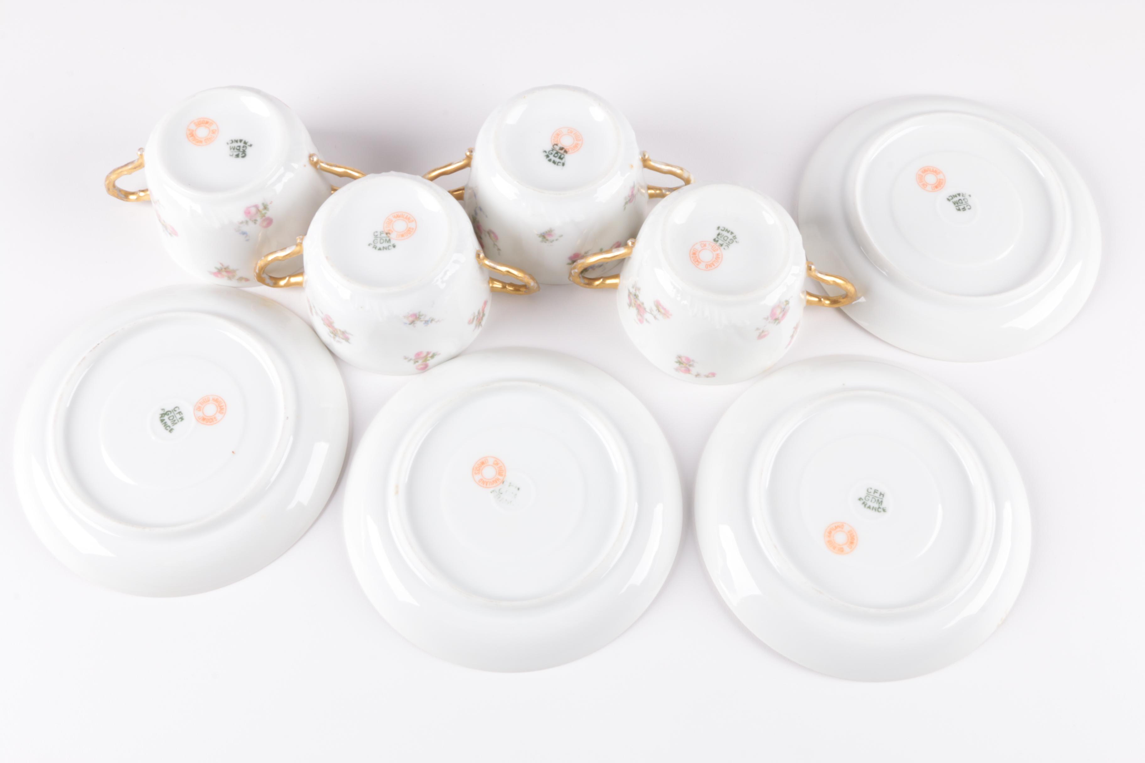 Vintage C.H. Haviland Limoges Porcelain Tableware