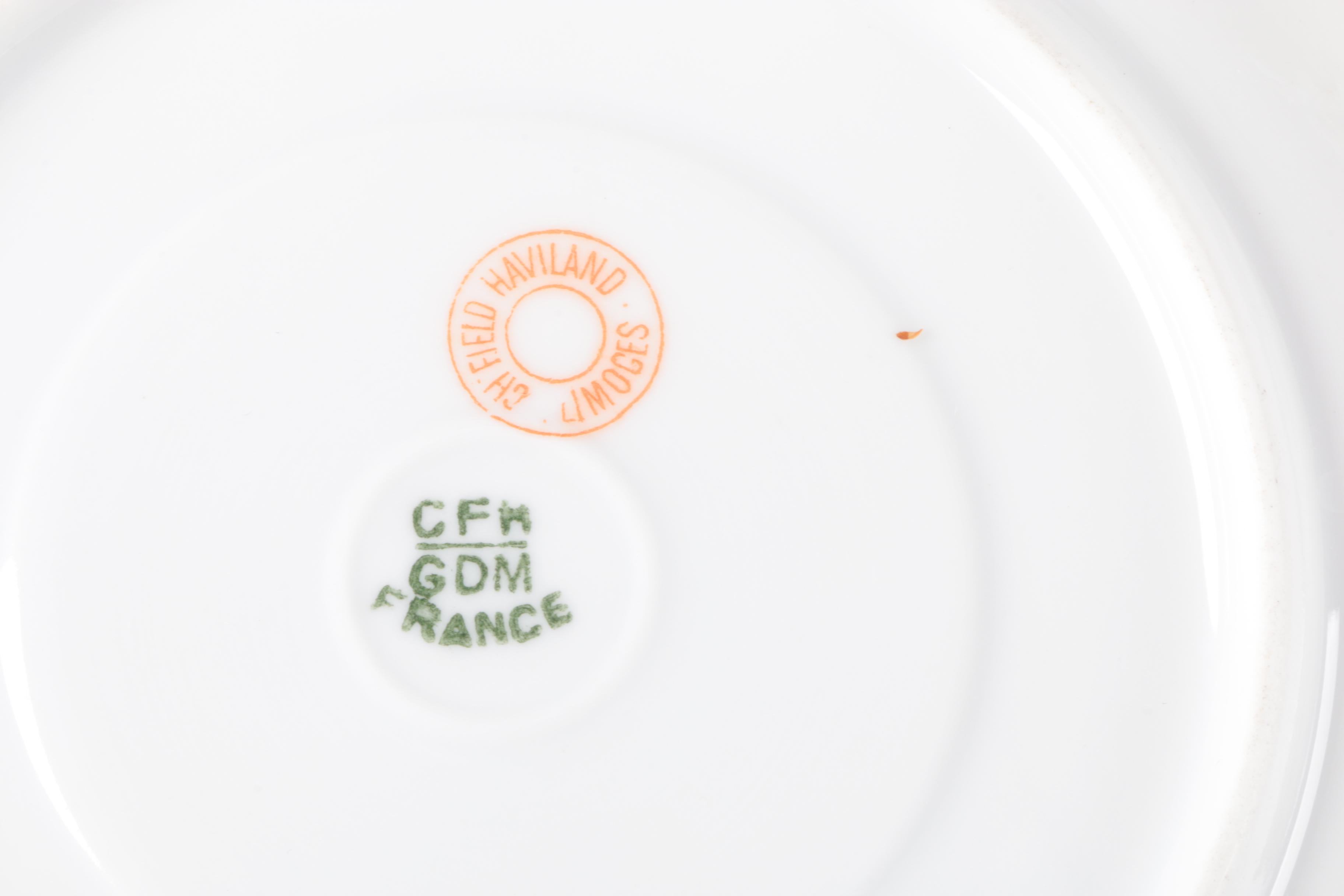 Vintage C.H. Haviland Limoges Porcelain Tableware