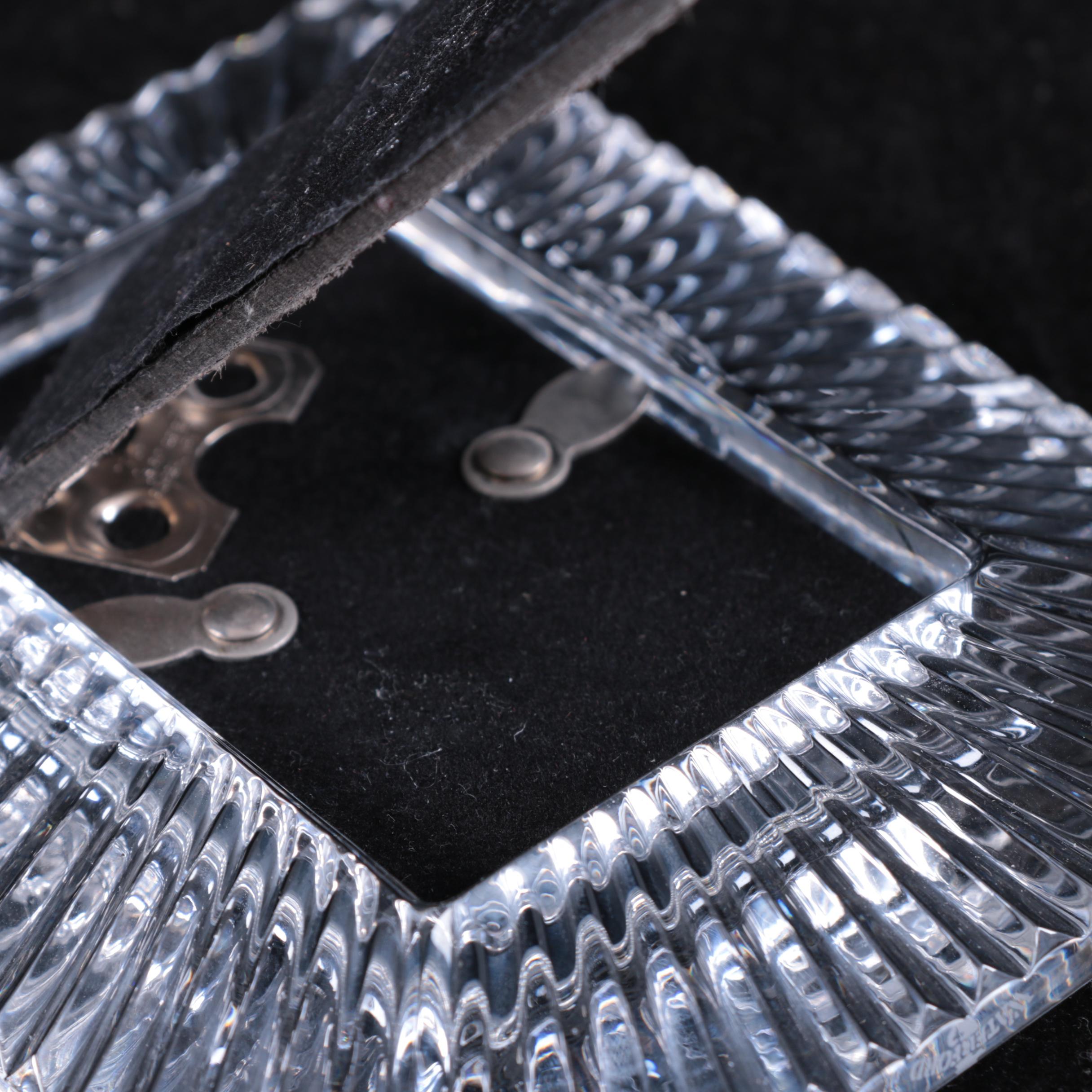 Waterford Crystal Picture Frames and Clock